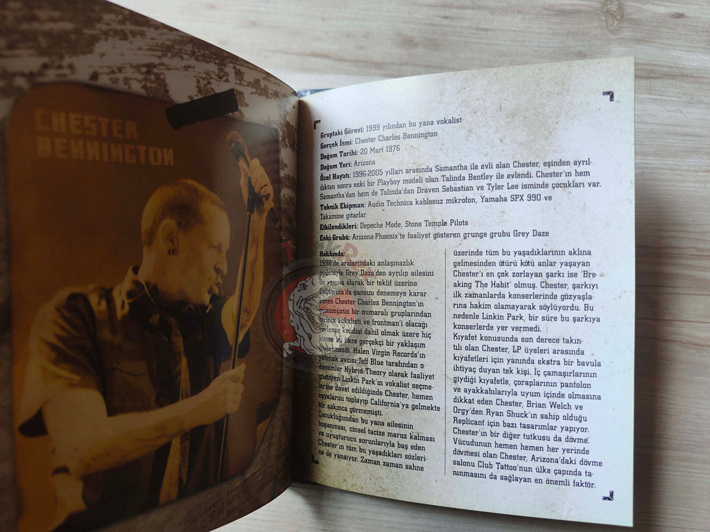 Linkin Park Biography Book 2007 HC 1st by Turkish Writer Book Turkey