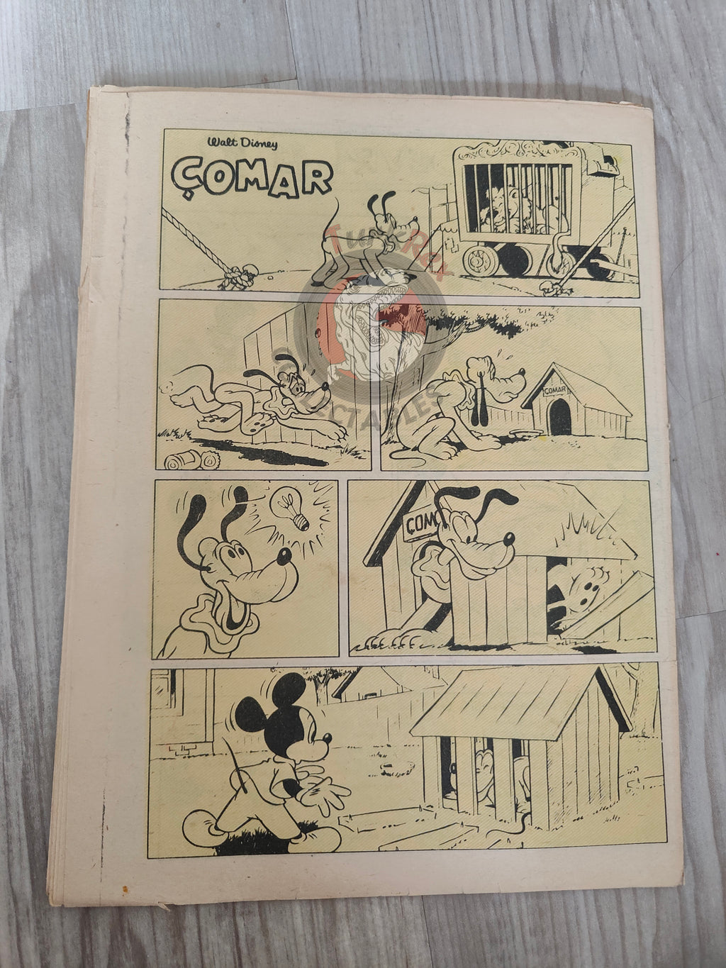 Mickey Mouse Mag 1963 Turkish Comic Turkey Walt Disney Donald Duck Goofy