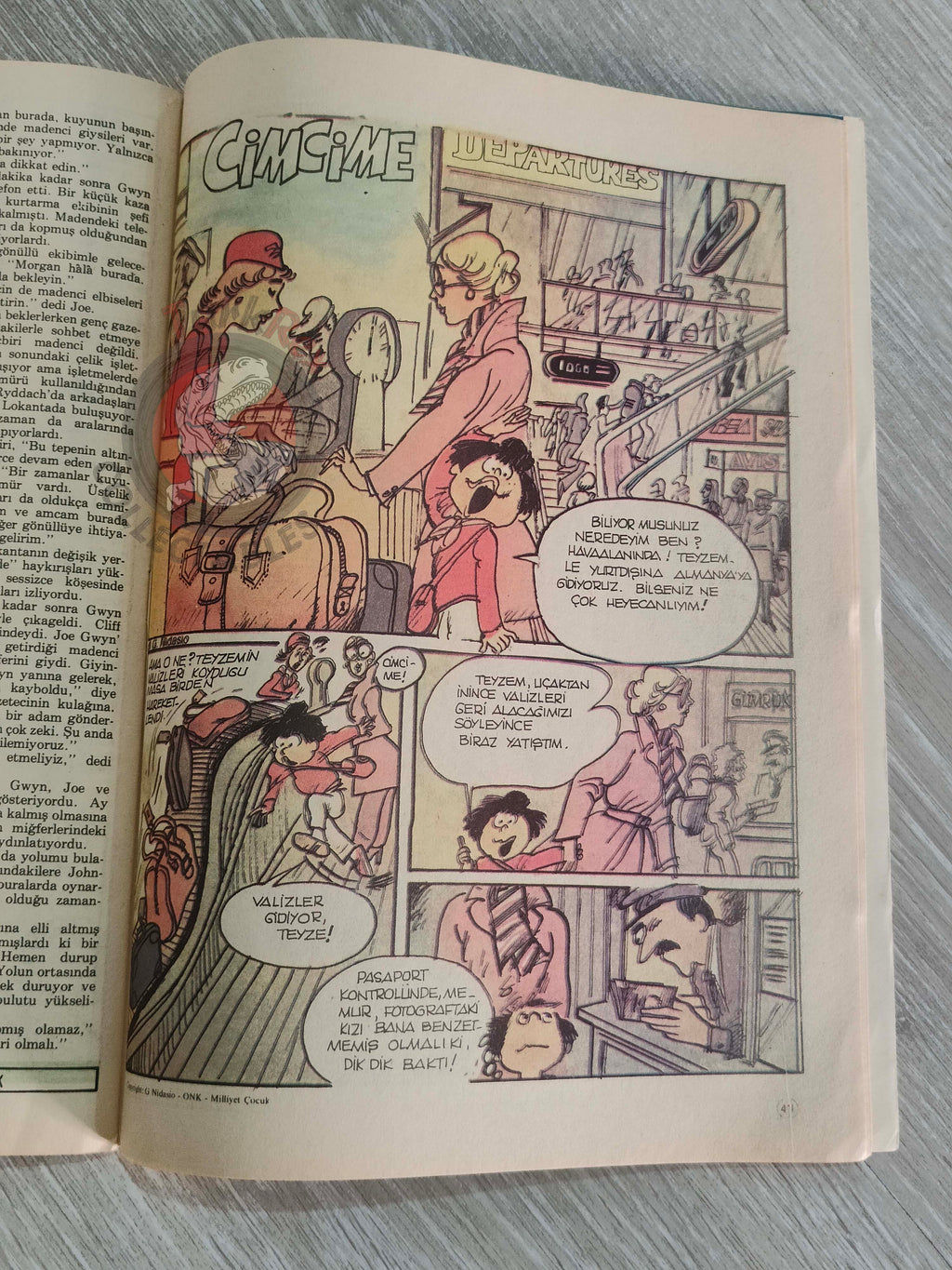 Milliyet Çocuk #7 1984 Turkish Comic Turkey Alice In Wonderland l'étalon noir Bob Morane Massagran