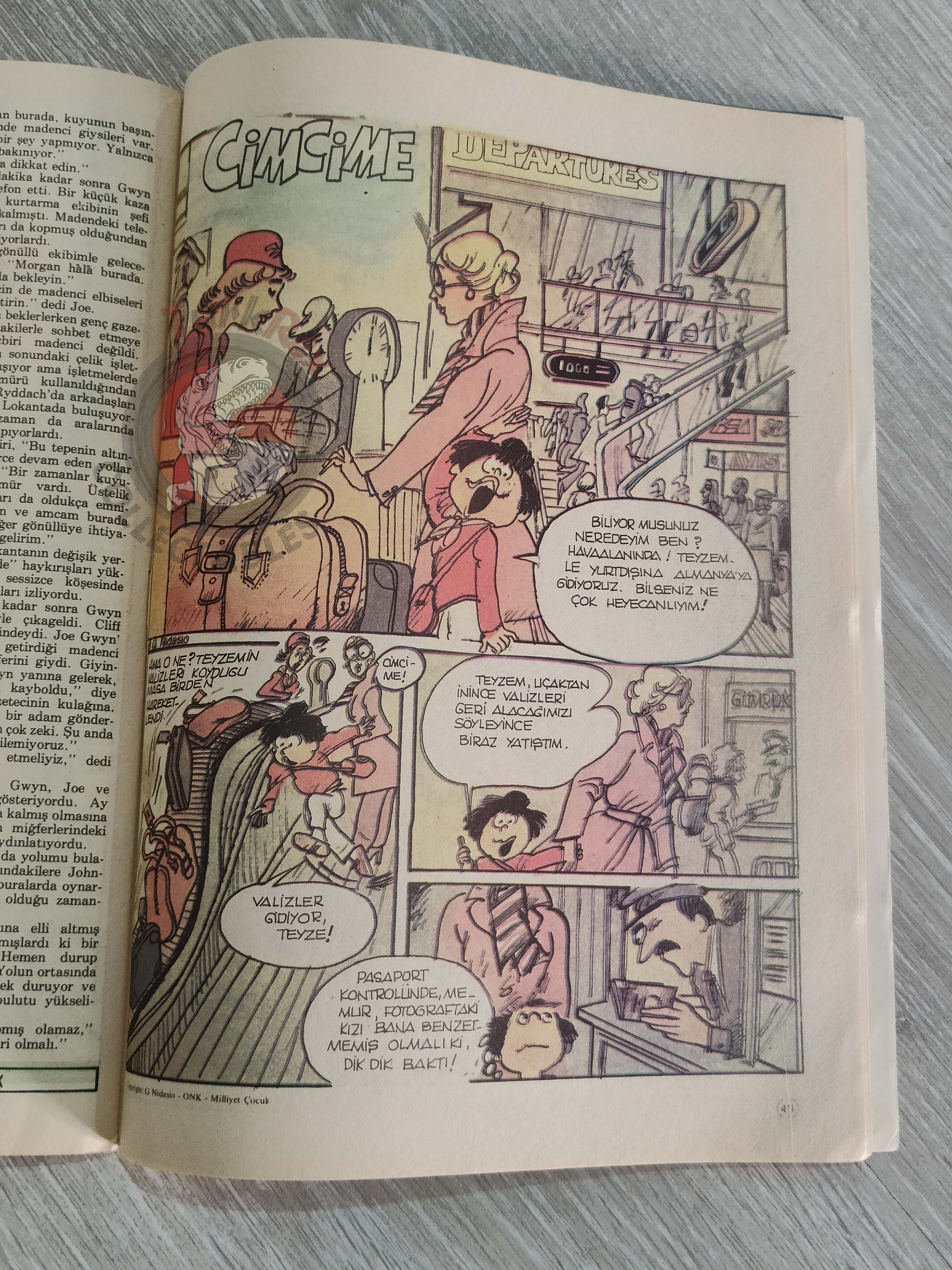 Milliyet Çocuk #7 1984 Turkish Comic Turkey Alice In Wonderland l'étalon noir Bob Morane Massagran