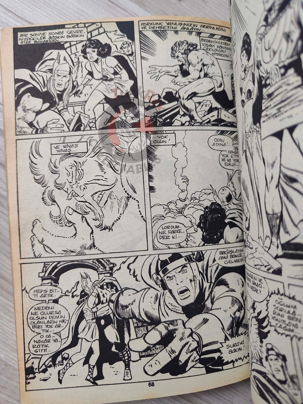 Thor #6 1986 Turkish Comic Turkey The Mighty Thor #201–204 cover #203