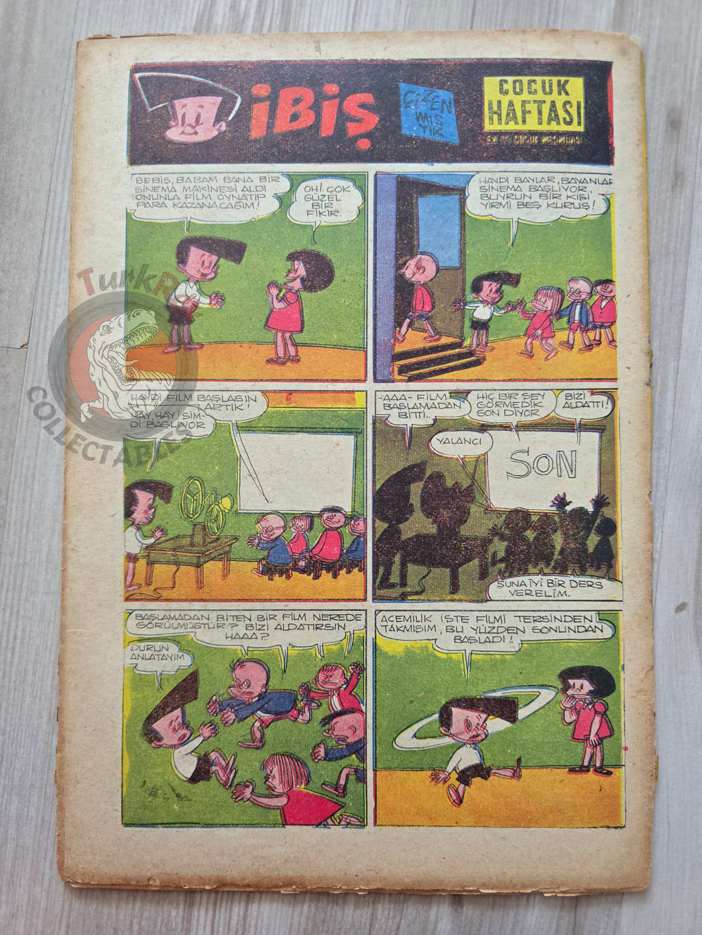 Çocuk Haftası Magazine 1962 Puss in the Boots Turkish Comic Turkey
