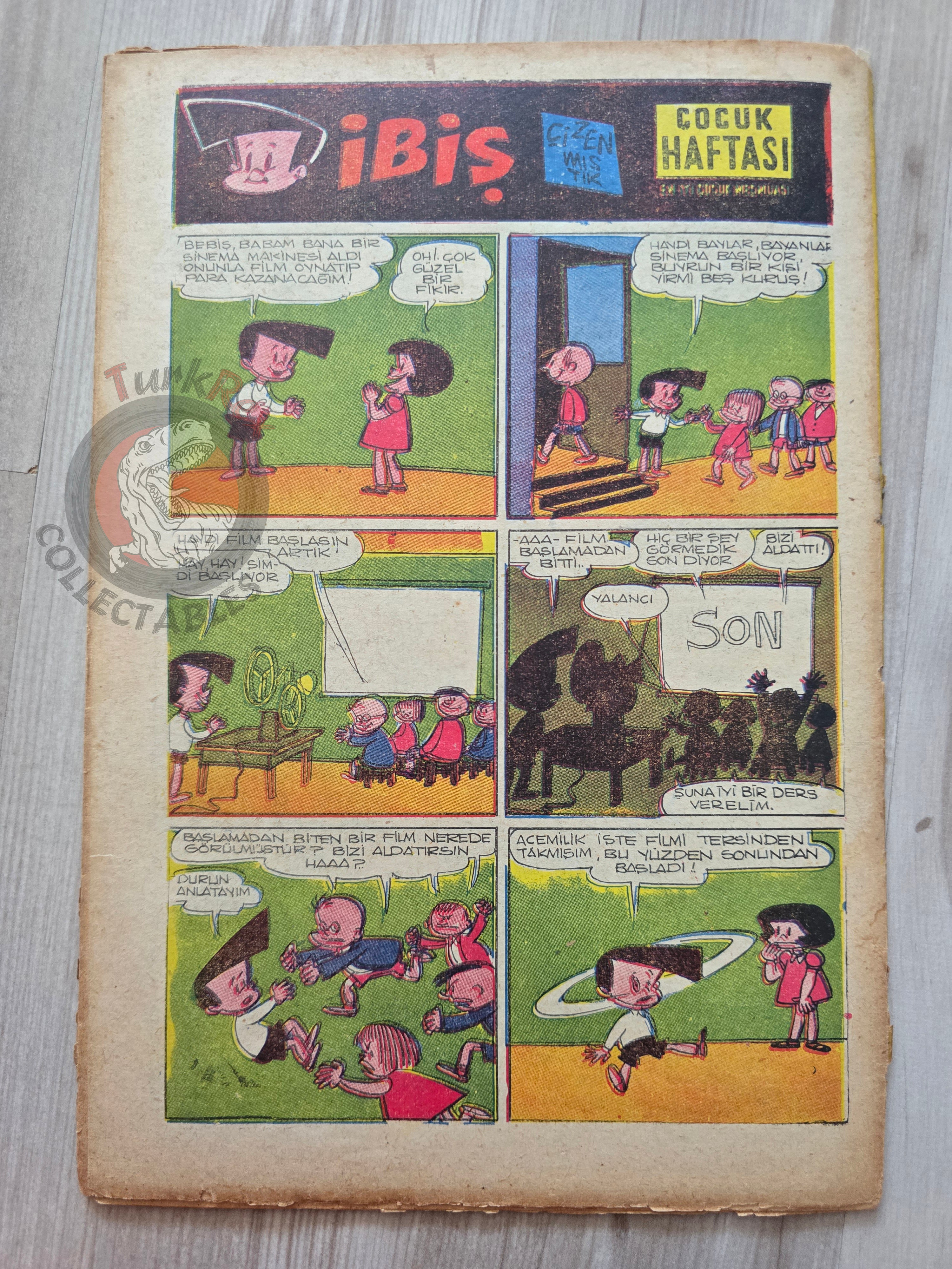 Çocuk Haftası Magazine 1962 Puss in the Boots Turkish Comic Turkey