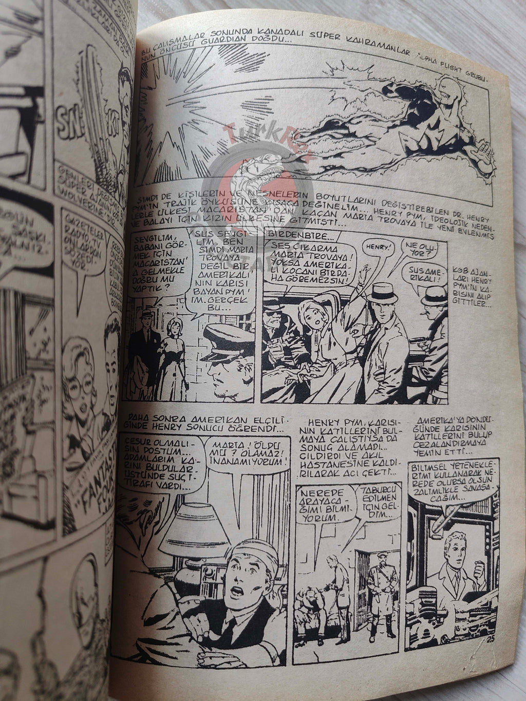 Çizgi Roman Koleksiyon Dergisi #1 Marvel Promo Issue Turkish Comic Turkey 1988
