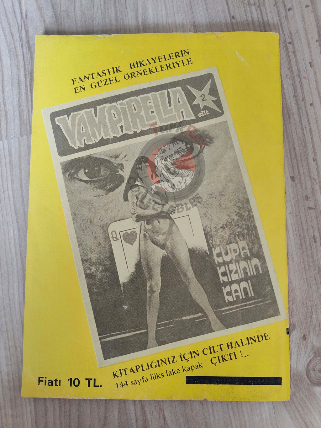 Vampirella #28 1977 Turkish Comic Turkey Warren cover Eerie #80 #61 Space 1999 Planet Of The Apes