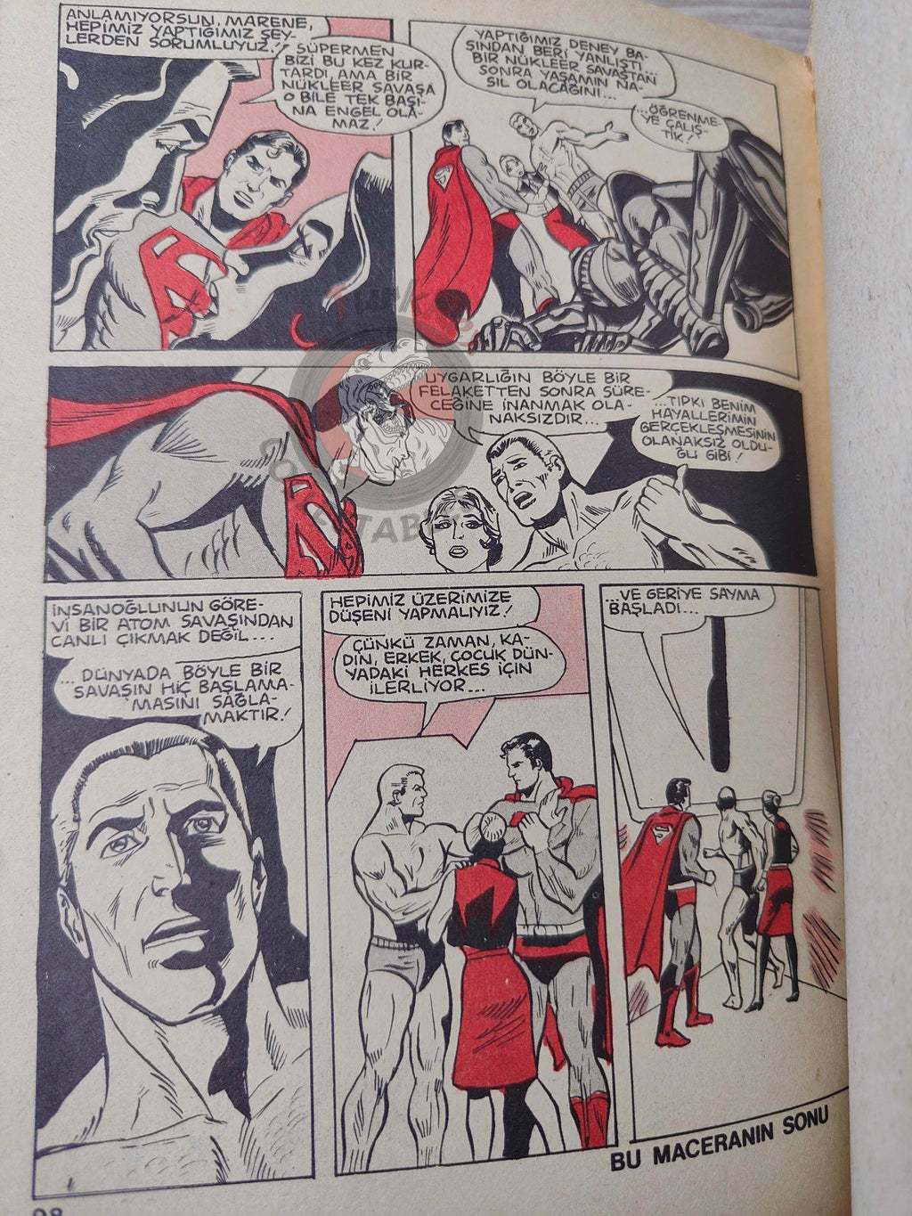 Superman #5 1982 Turkish Comic Turkey Krypton Chronicles #1 #2 #3 DC Comics Presents #57