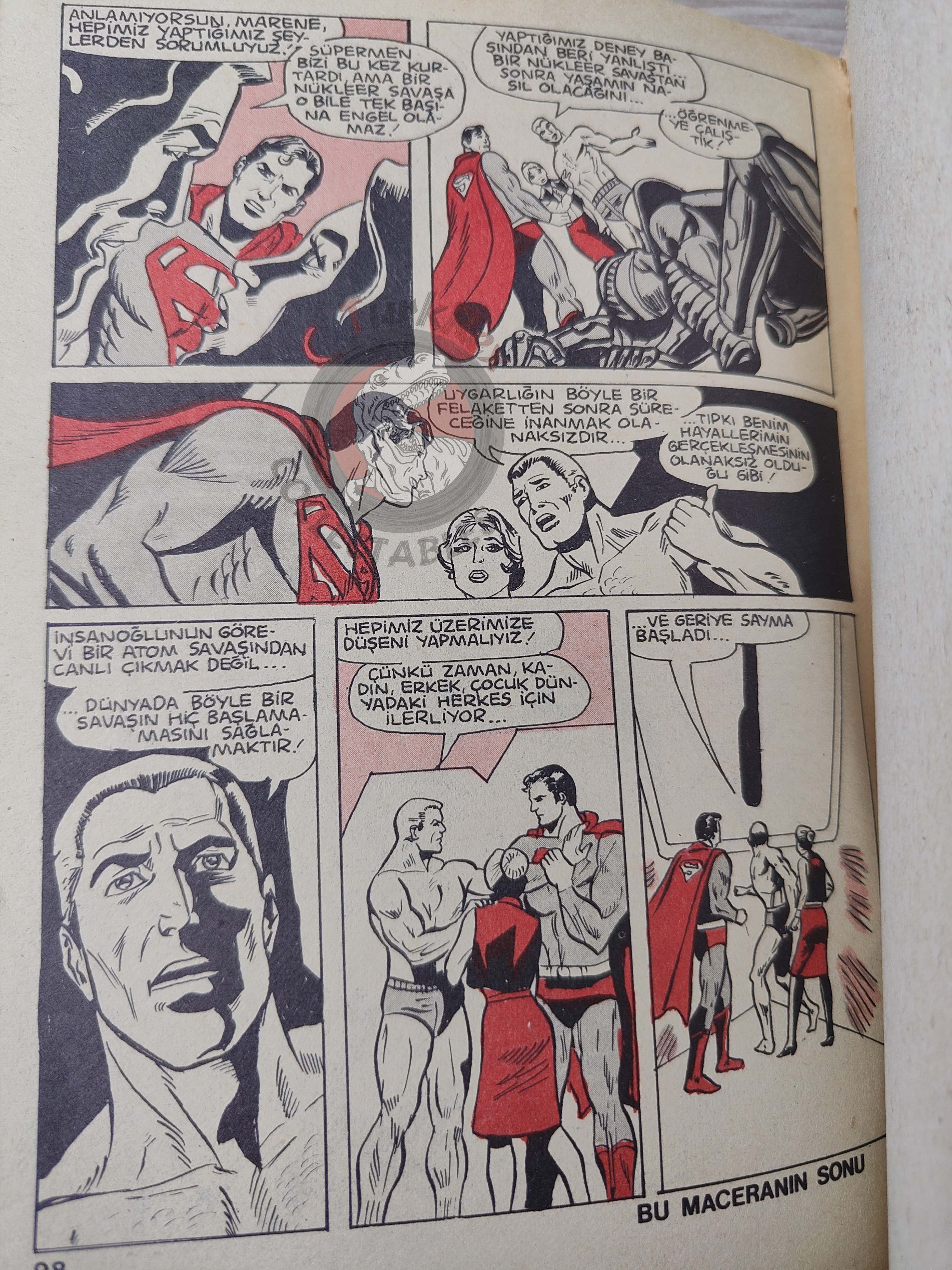 Superman #5 1982 Turkish Comic Turkey Krypton Chronicles #1 #2 #3 DC Comics Presents #57