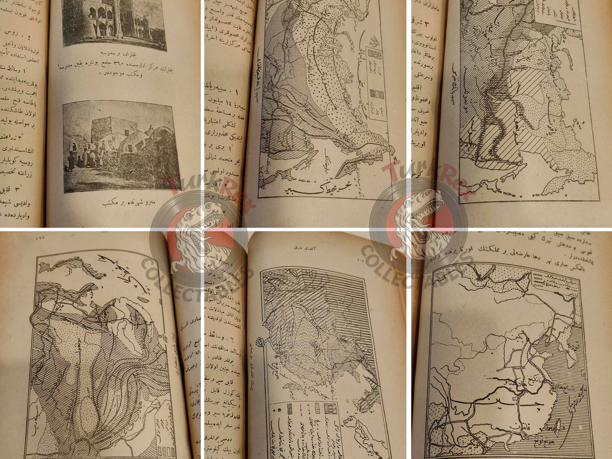 Geography of the Great Powers Ottoman Book 1922 Empire Education with many Maps