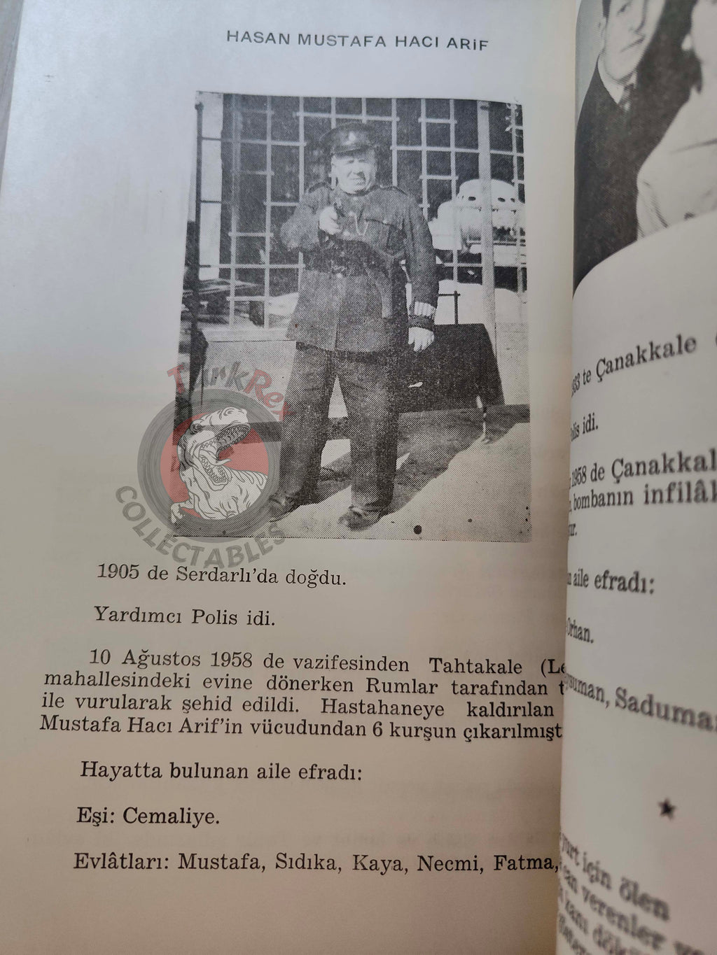 Cyprus Martyrs' Album 1963 1st Turkish Book Turkey Cypriot Killed