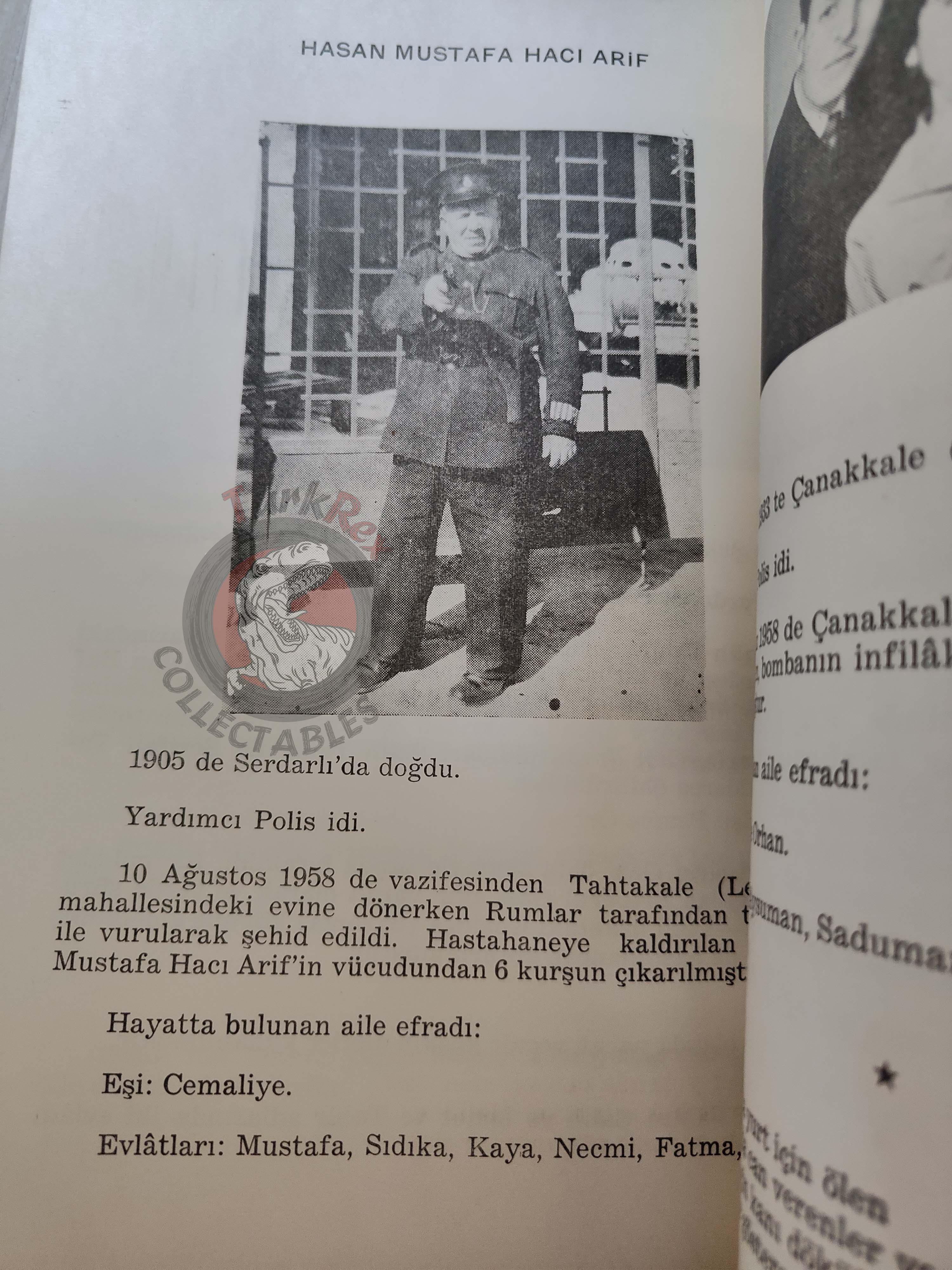 Cyprus Martyrs' Album 1963 1st Turkish Book Turkey Cypriot Killed