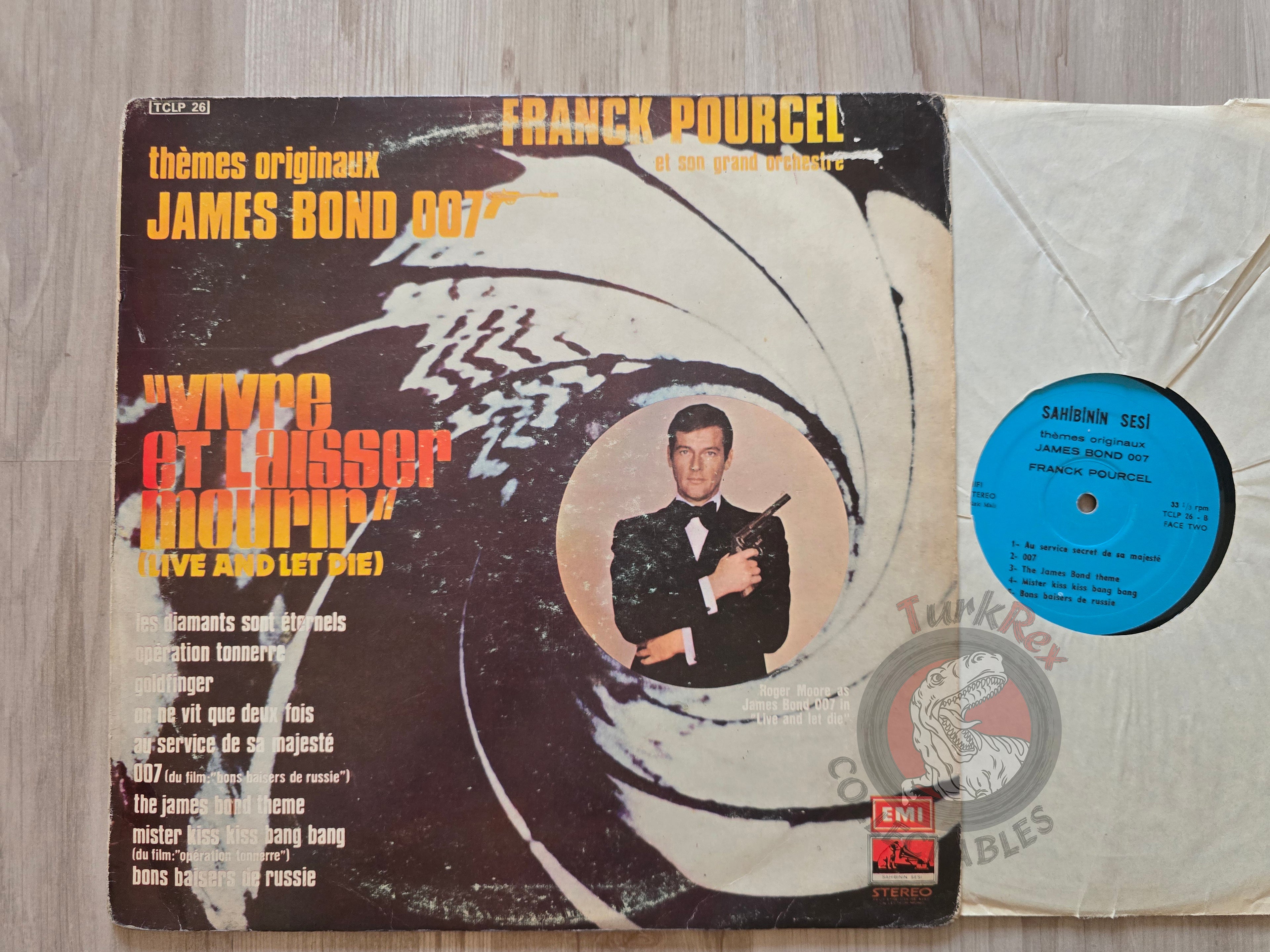 Franck Pourcel – James Bond's Greatest Hits  Turkish Pressing Vinyl Turkey Edition 2