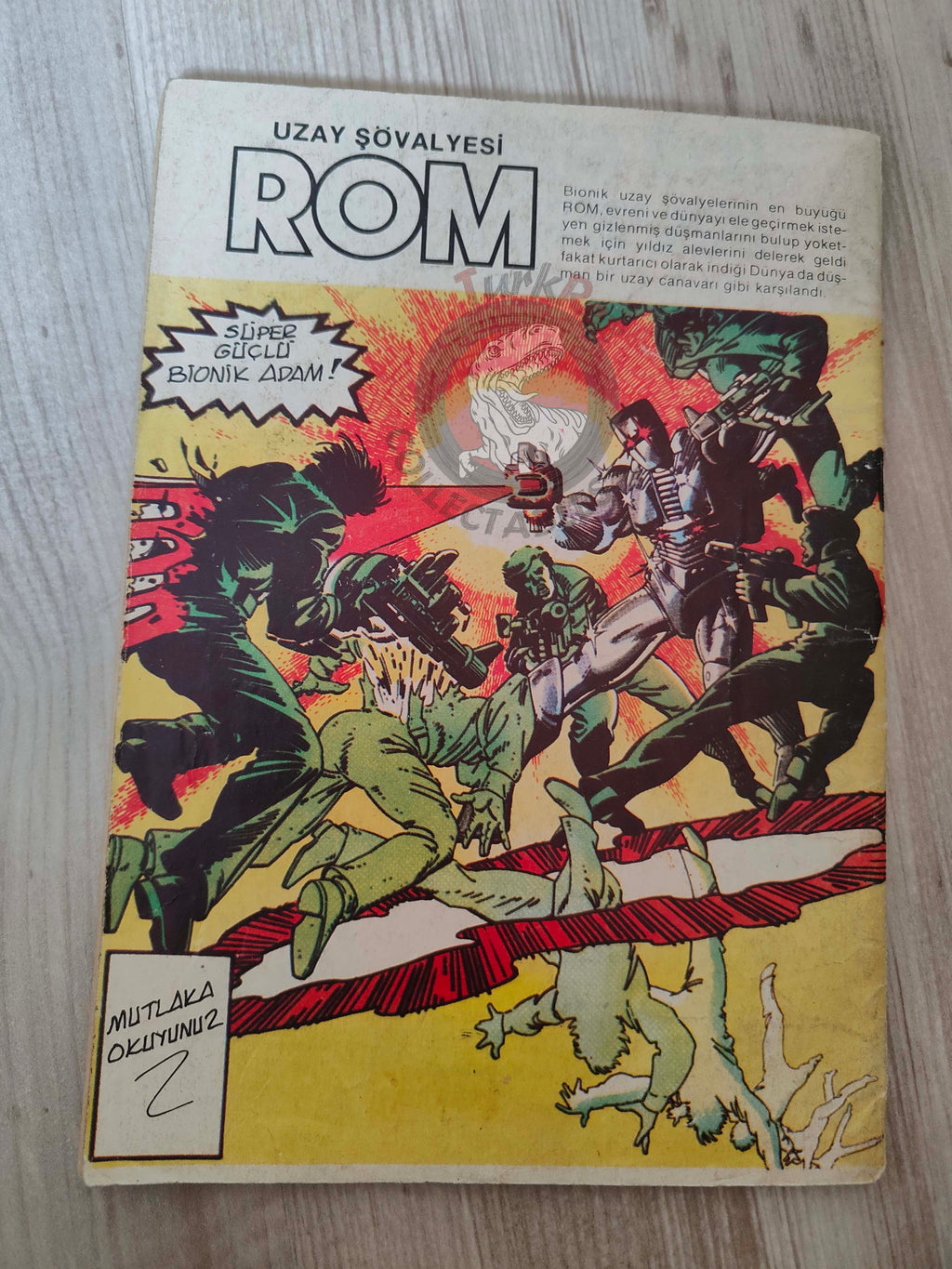 Süper Korku #15 1984 Turkish Comic Turkey Warren Eerie Dax the Warrior Special Issue