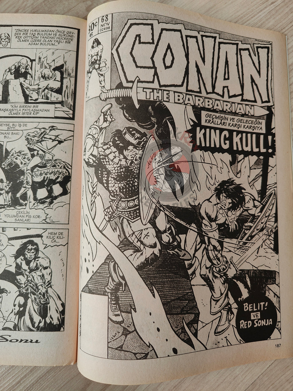 Conan The Barbarian #3 2001 Turkish Comic Turkey #65 #66 #67 #68