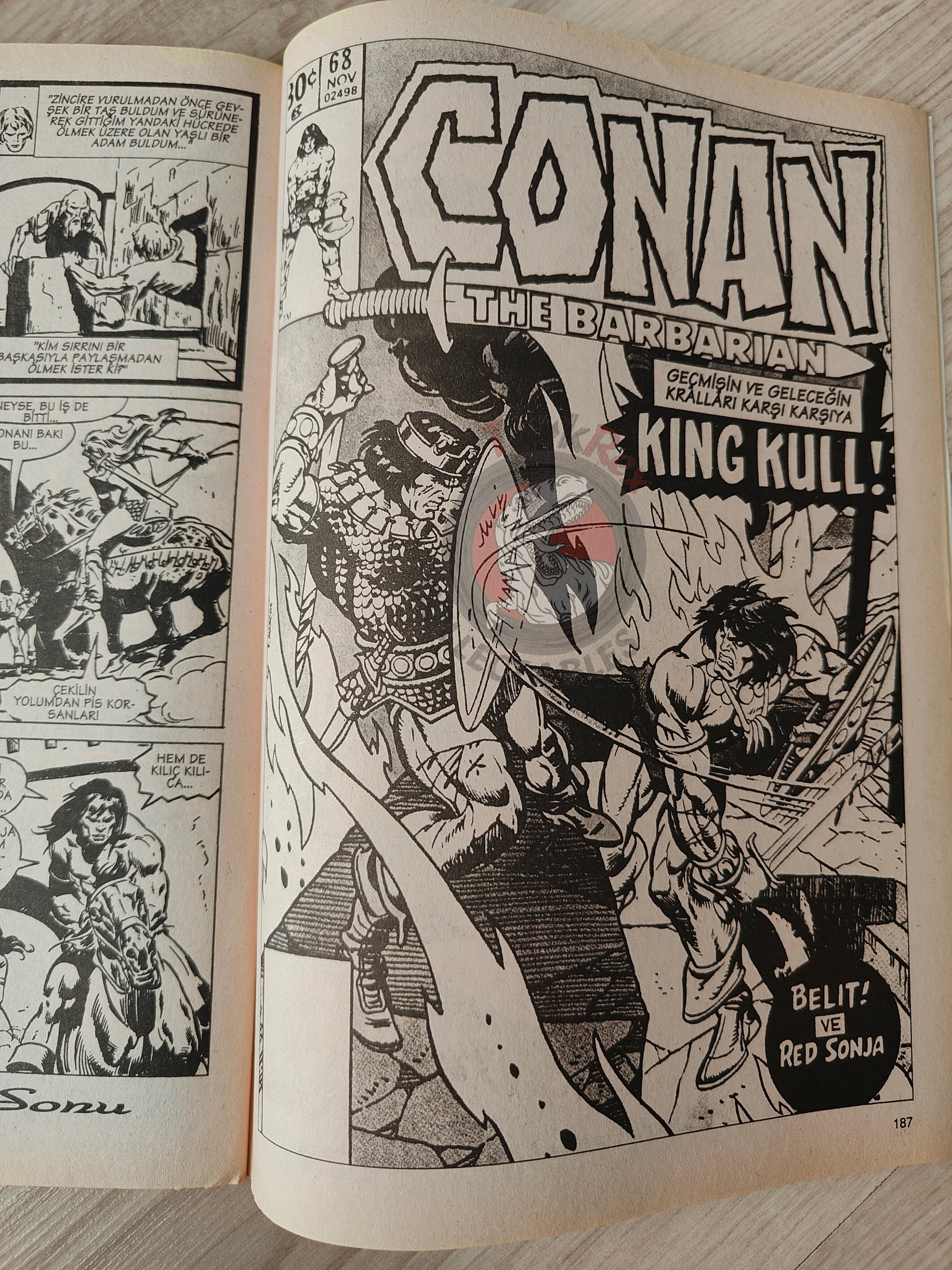 Conan The Barbarian #3 2001 Turkish Comic Turkey #65 #66 #67 #68