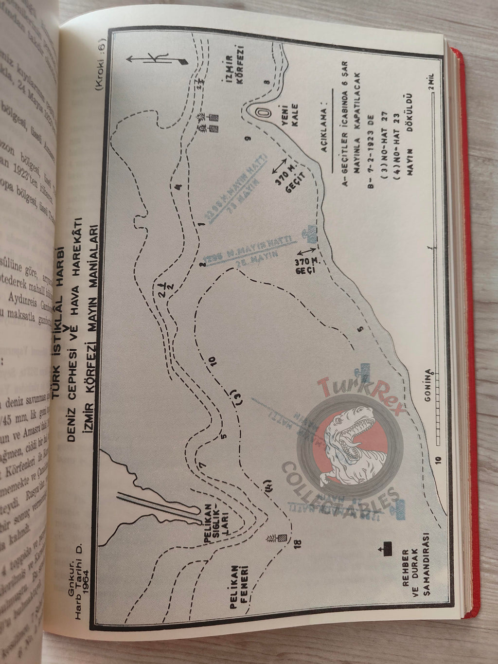 Turkish War of Independence Naval Front and Aviation Operations 1964 Book Military Ottoman Empire Maps