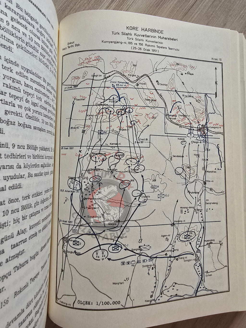 Turkish Armed Forces Operations in the Korean War 1950–1953 Turkey Book 1975 with Maps