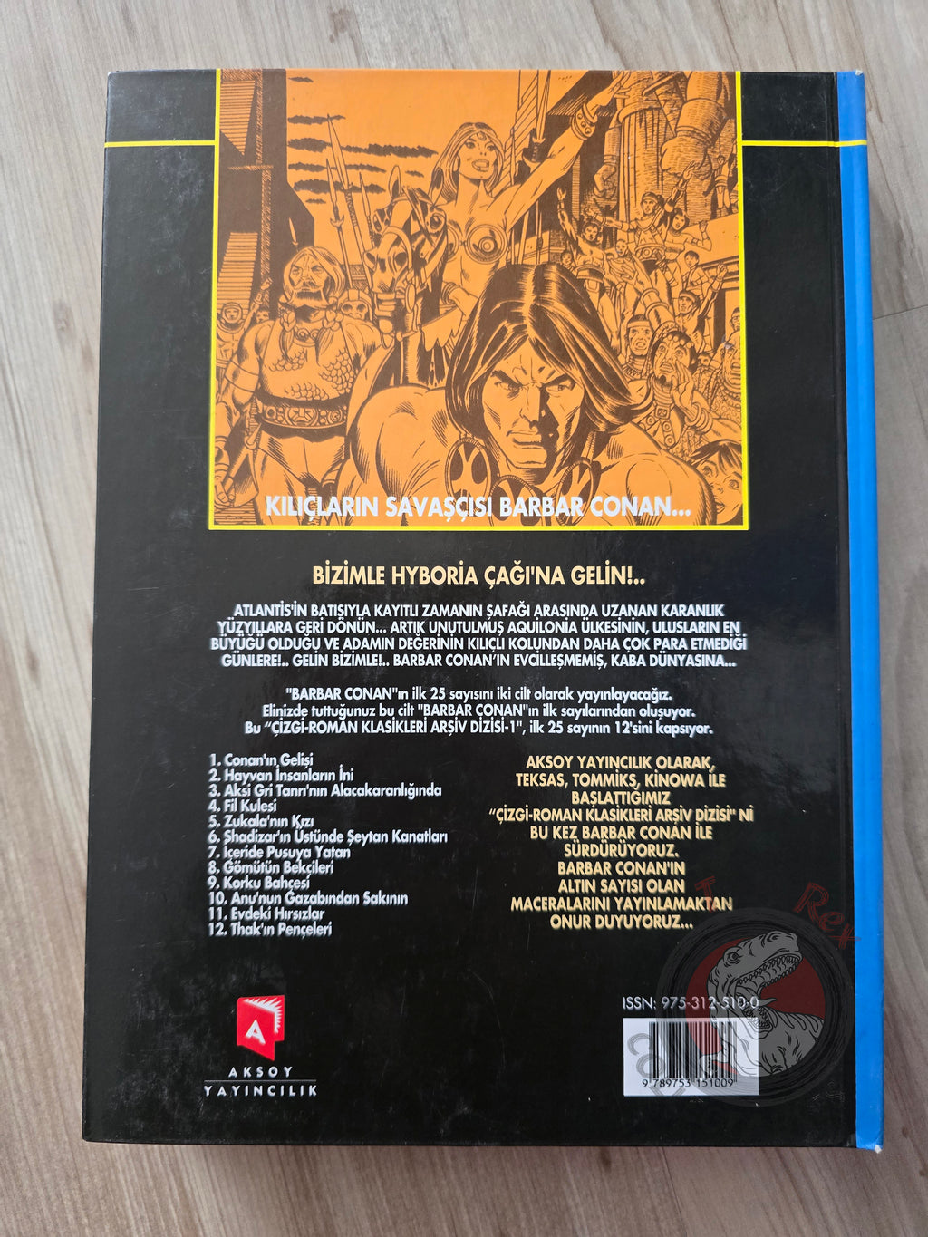 Conan the Barbarian Issues #1–12 Turkish Comic Turkey Hardcover
