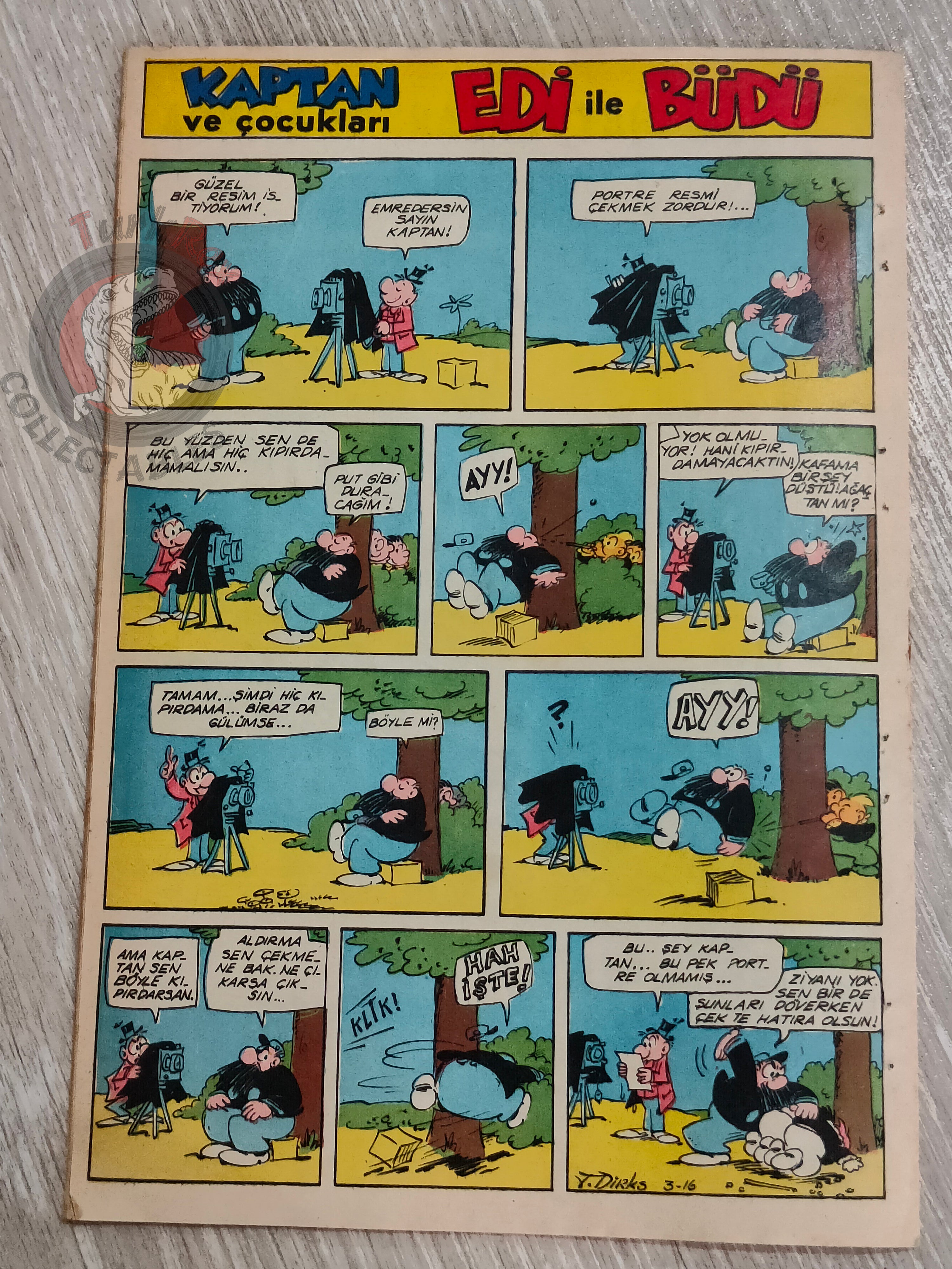 Doğan Kardeş 1971 Magazine #9 Turkish Comic Turkey Suske en Wiske Pantera Negra Tarzan