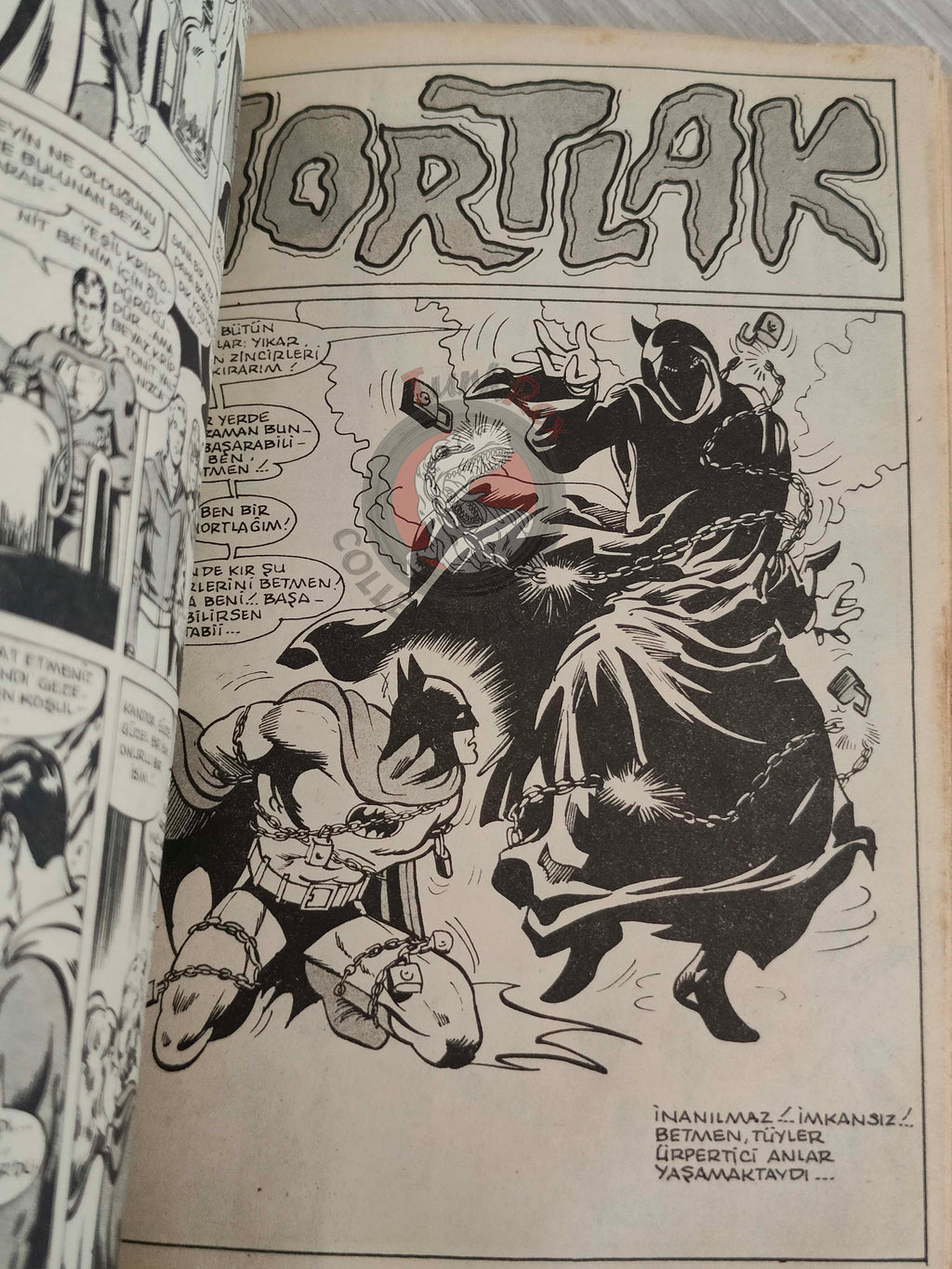 Superman Vol #10 1990 Turkish Comic Turkey #369 #370 Batman #252 Aquaman #62