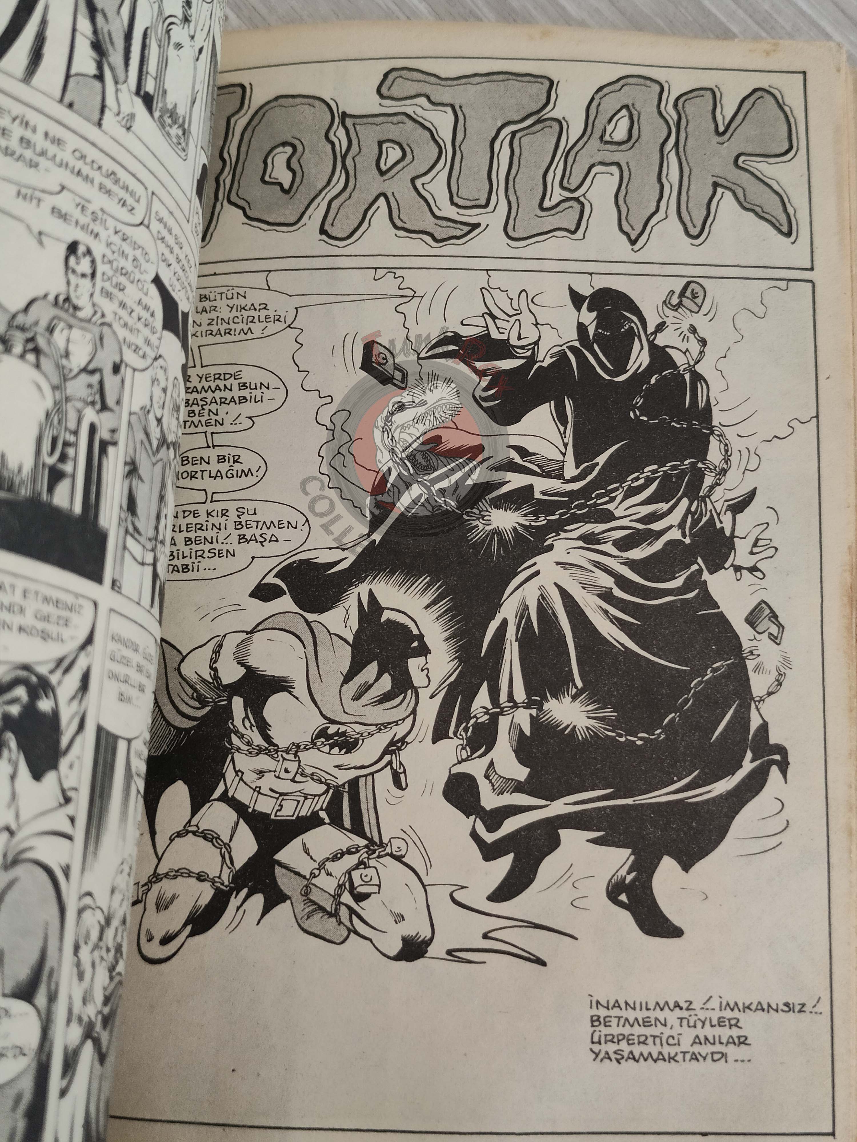 Superman Vol #10 1990 Turkish Comic Turkey #369 #370 Batman #252 Aquaman #62