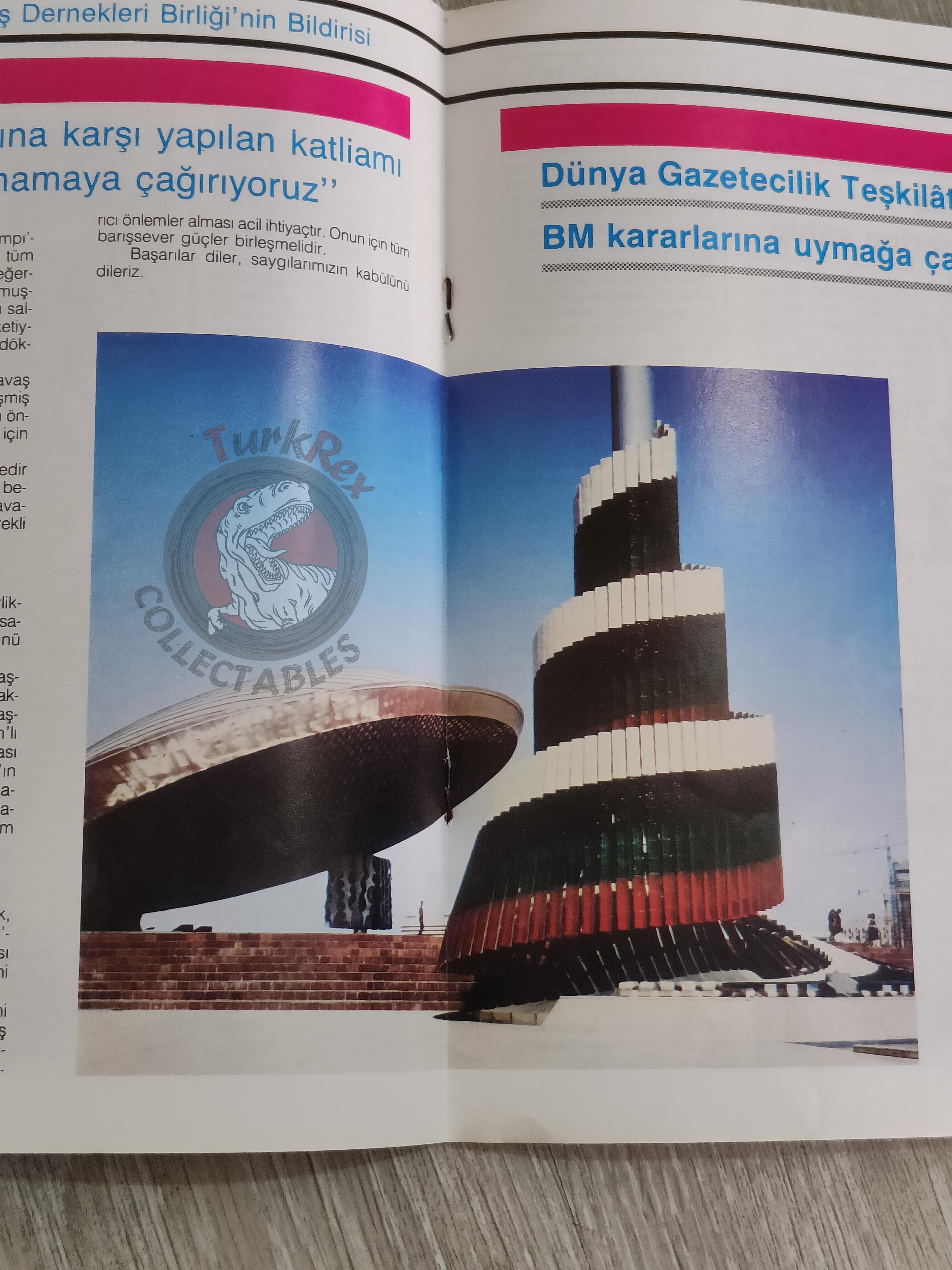 Saddam Hussein - Iraq Today 1984 Official Propaganda Magazine Turkish Turkey Middle East 2