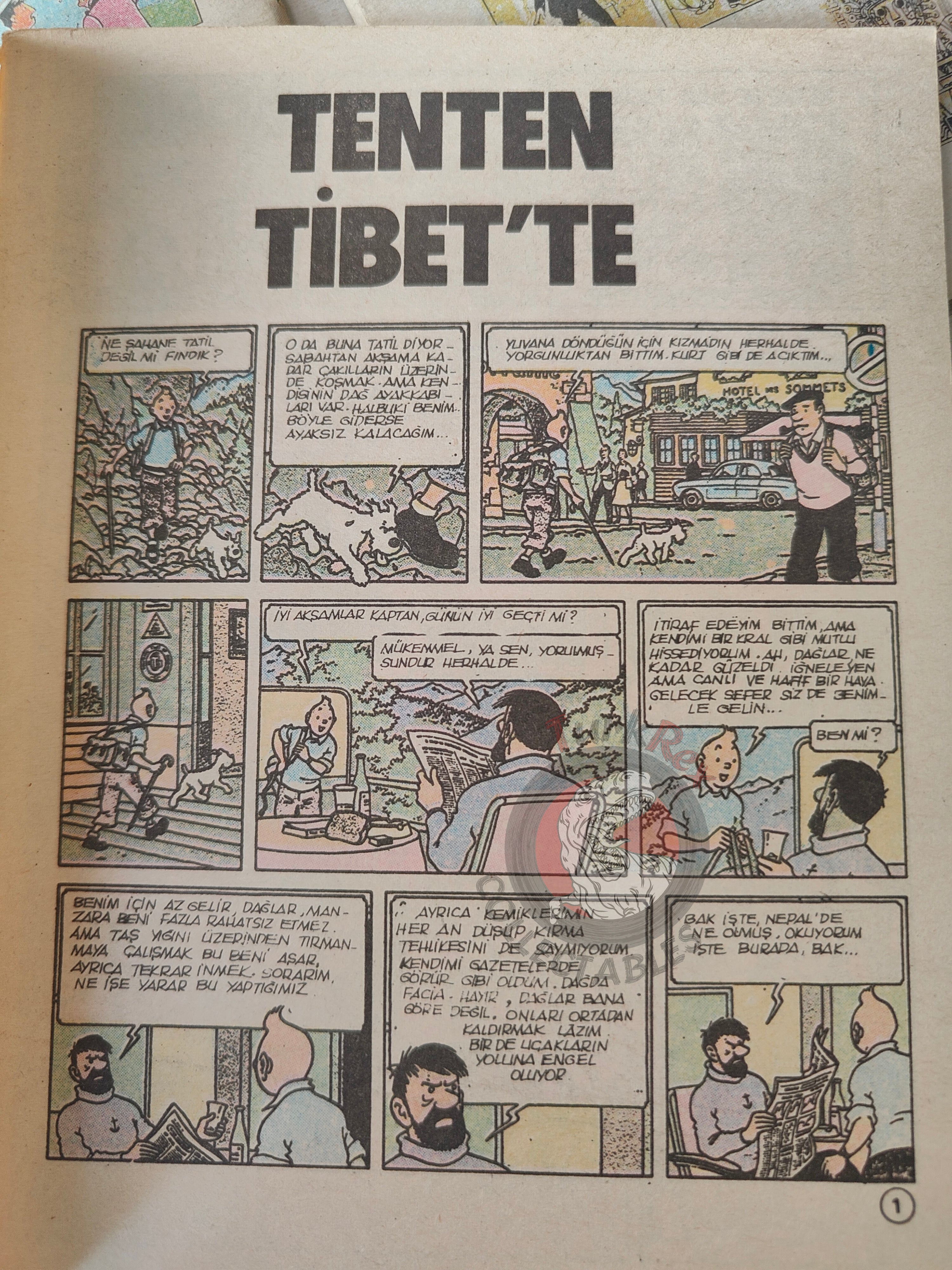 Tintin – Lot of 23 Complete Set 1989 Turkish Edition Comic Turkey