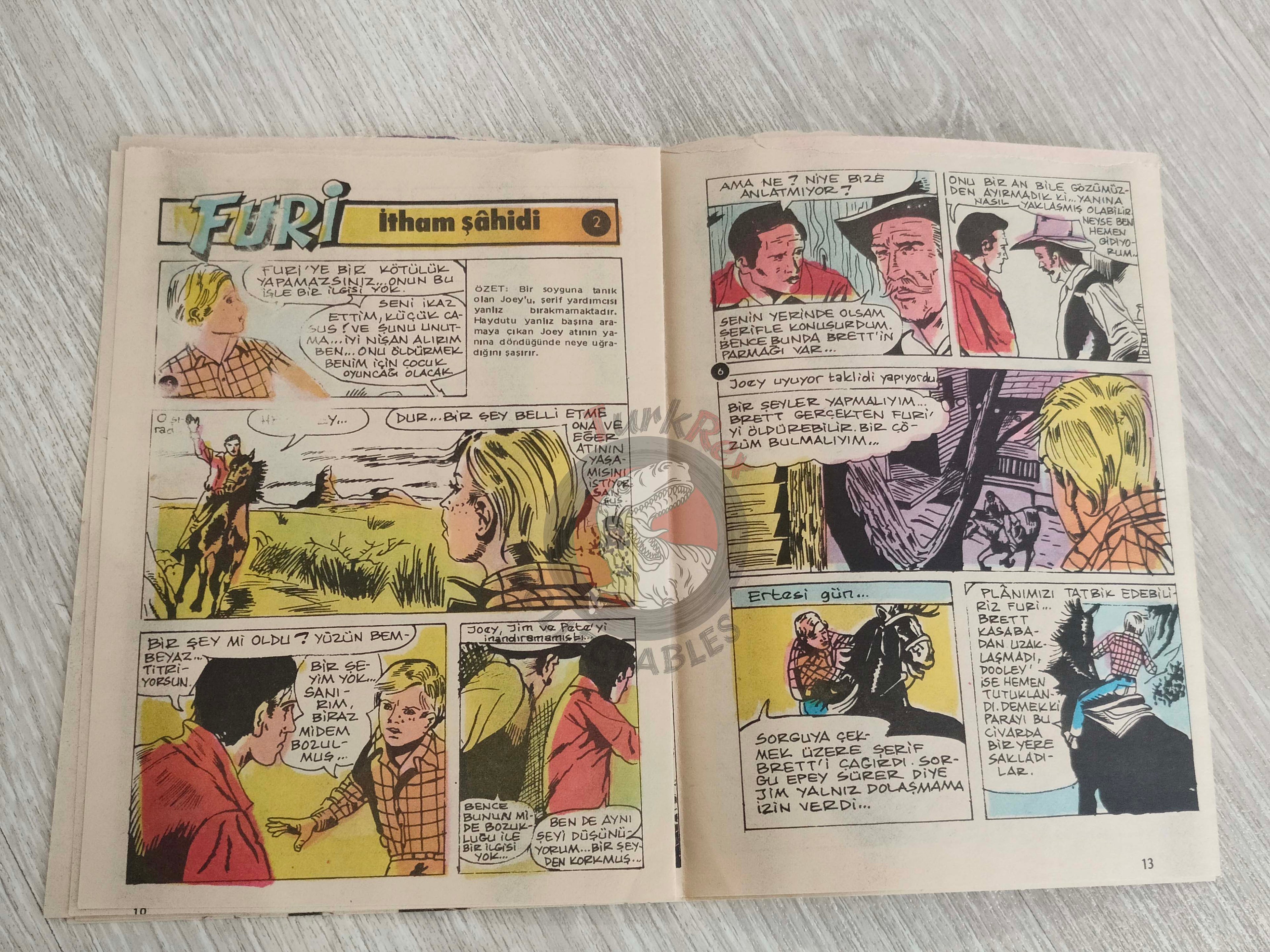 Tercüman Çocuk #27 1983 Turkish Comic Turkey Star Wars #48 Les Tuniques Bleues Derib