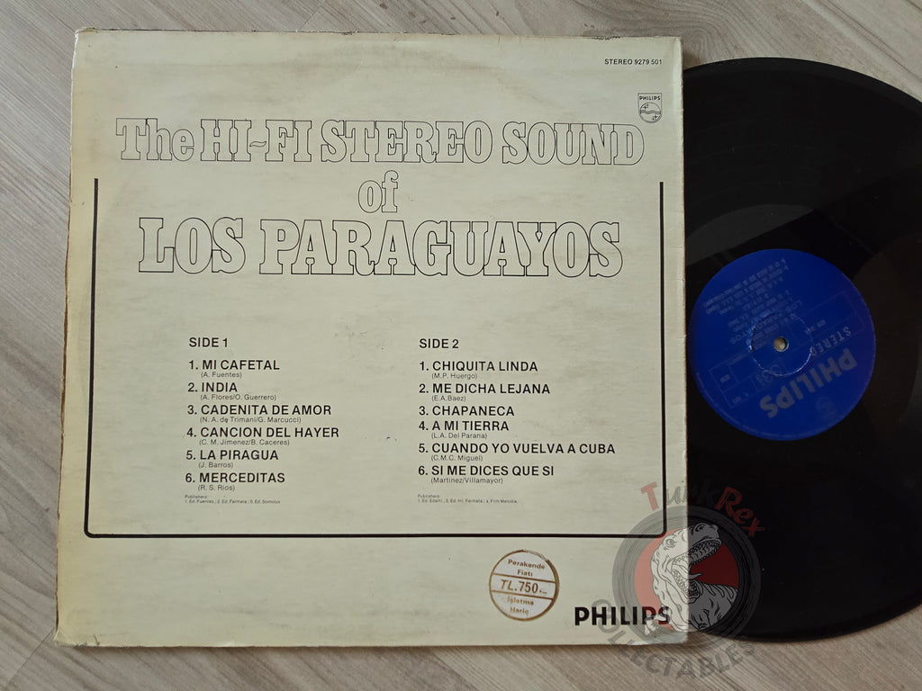 Los Paraguayos – The Hi-Fi Stereo Sound Of Los Paraguayos Turkish Pressing Vinyl Turkey Edition