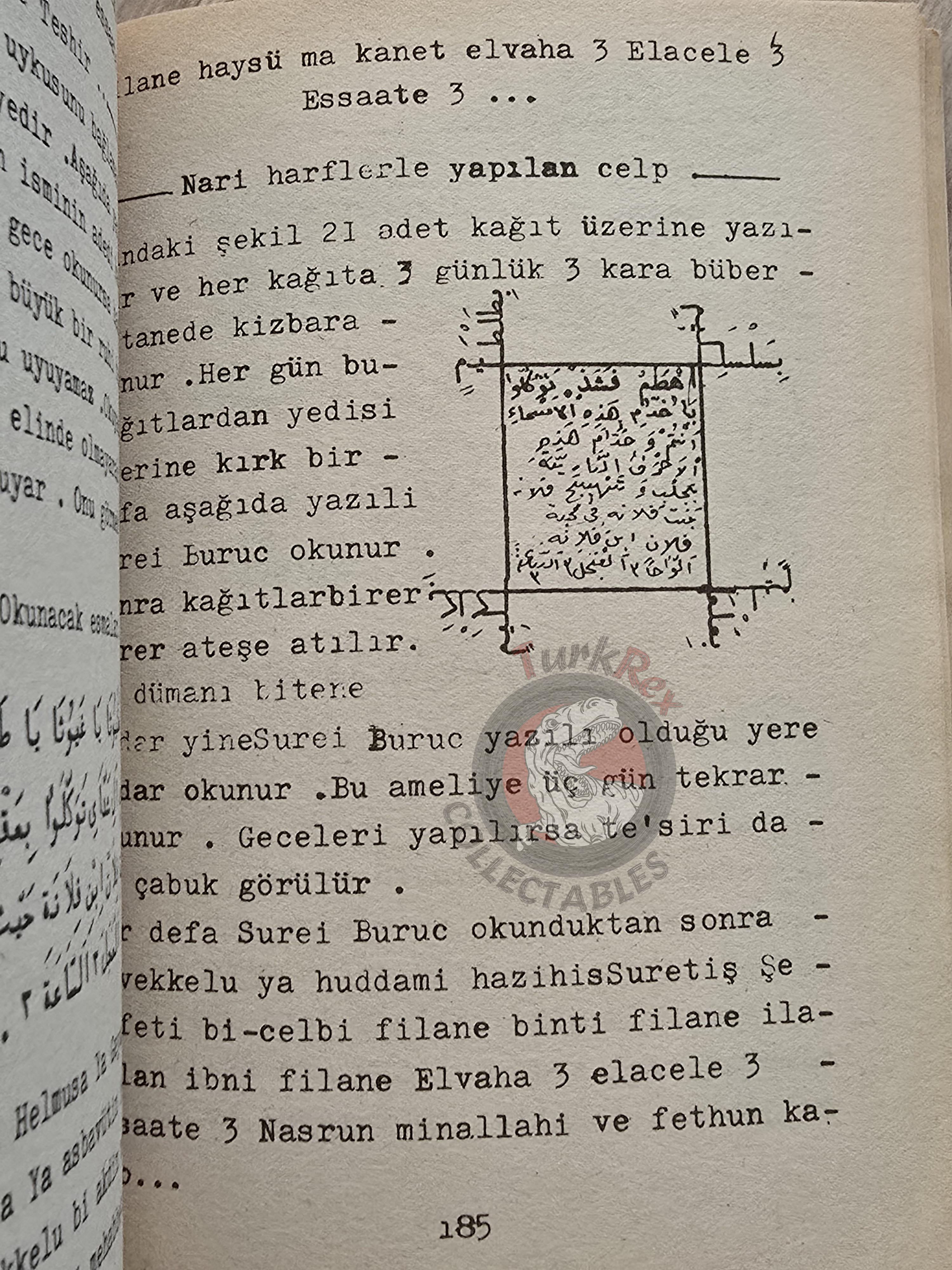 Hidden Sciences Vol 8 Islamic Occult Havass Vefq Spells Charm Turkish Book Islam Talisman