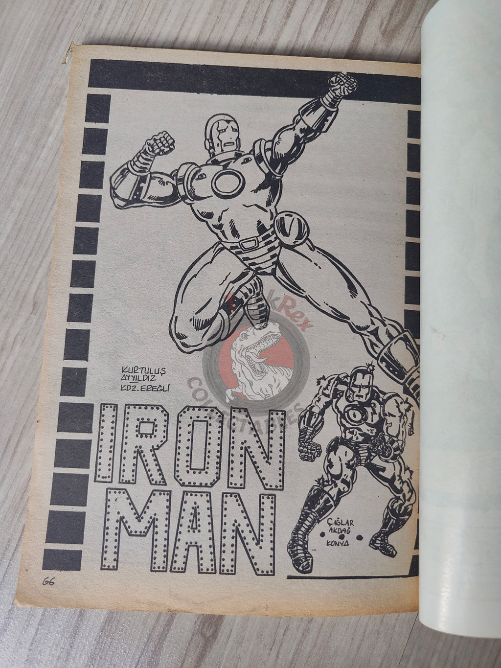Iron Man #3 1988 Turkish Comic Turkey cover #63 inside #62 #63 #64