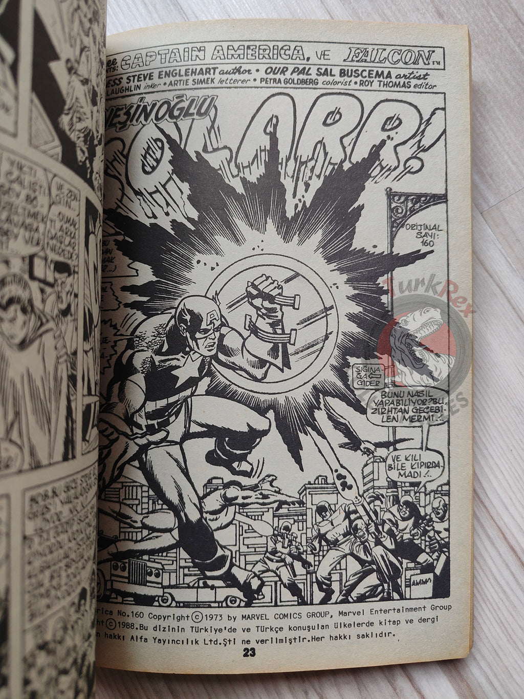 Captain America – Volume 1 1989 Turkish Comic Turkey