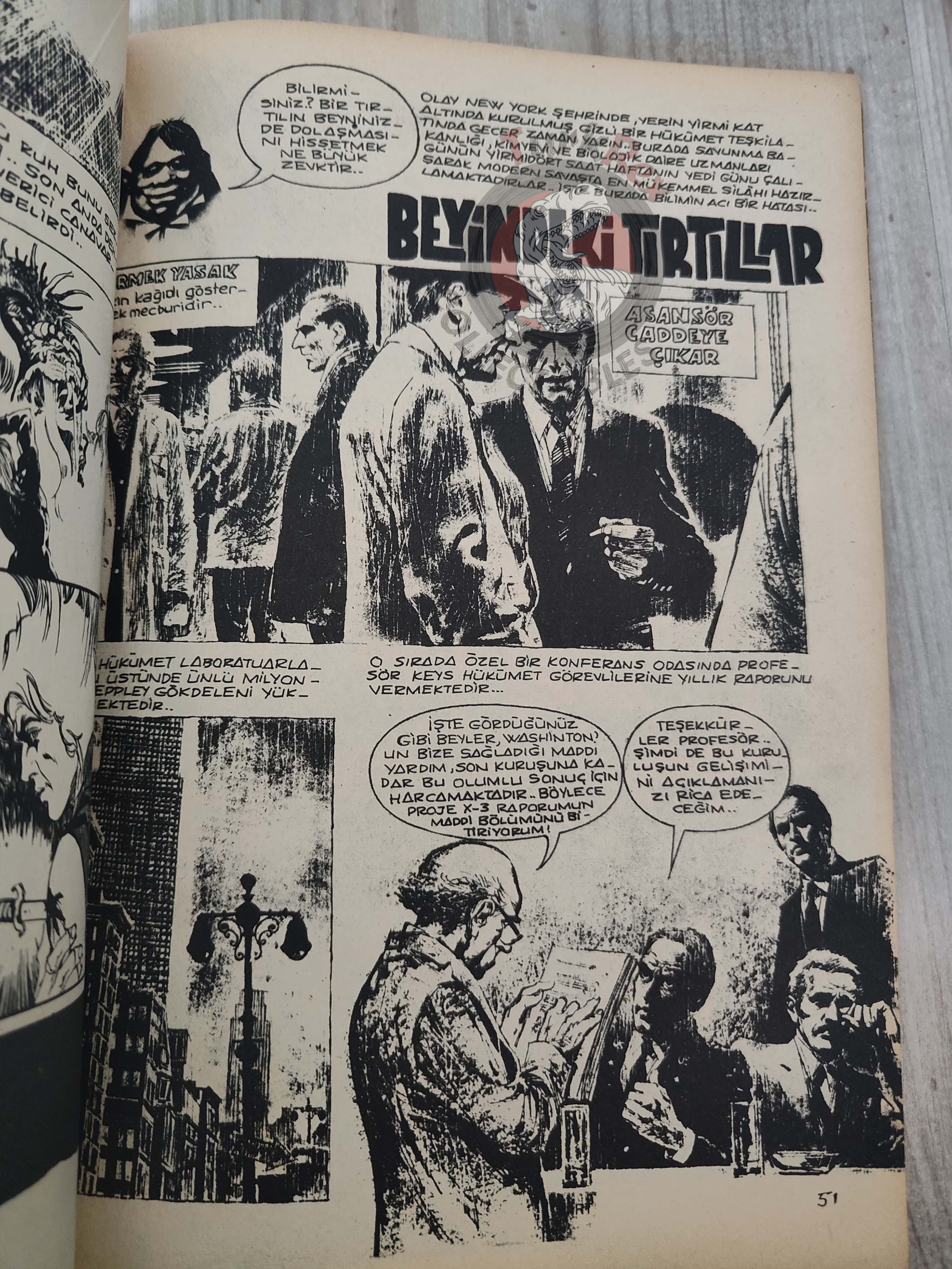 Korku January 1973 Turkish Comic Turkey Vampirella #19 Warren Creepy Eerie