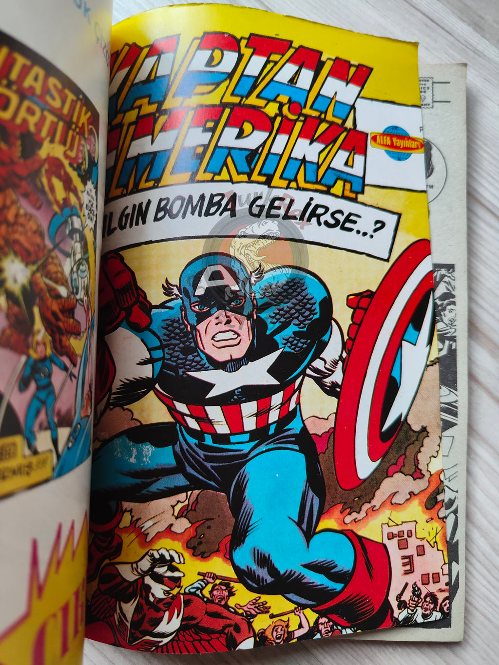 Captain America – Volume 5 1989 Turkish Comic Turkey