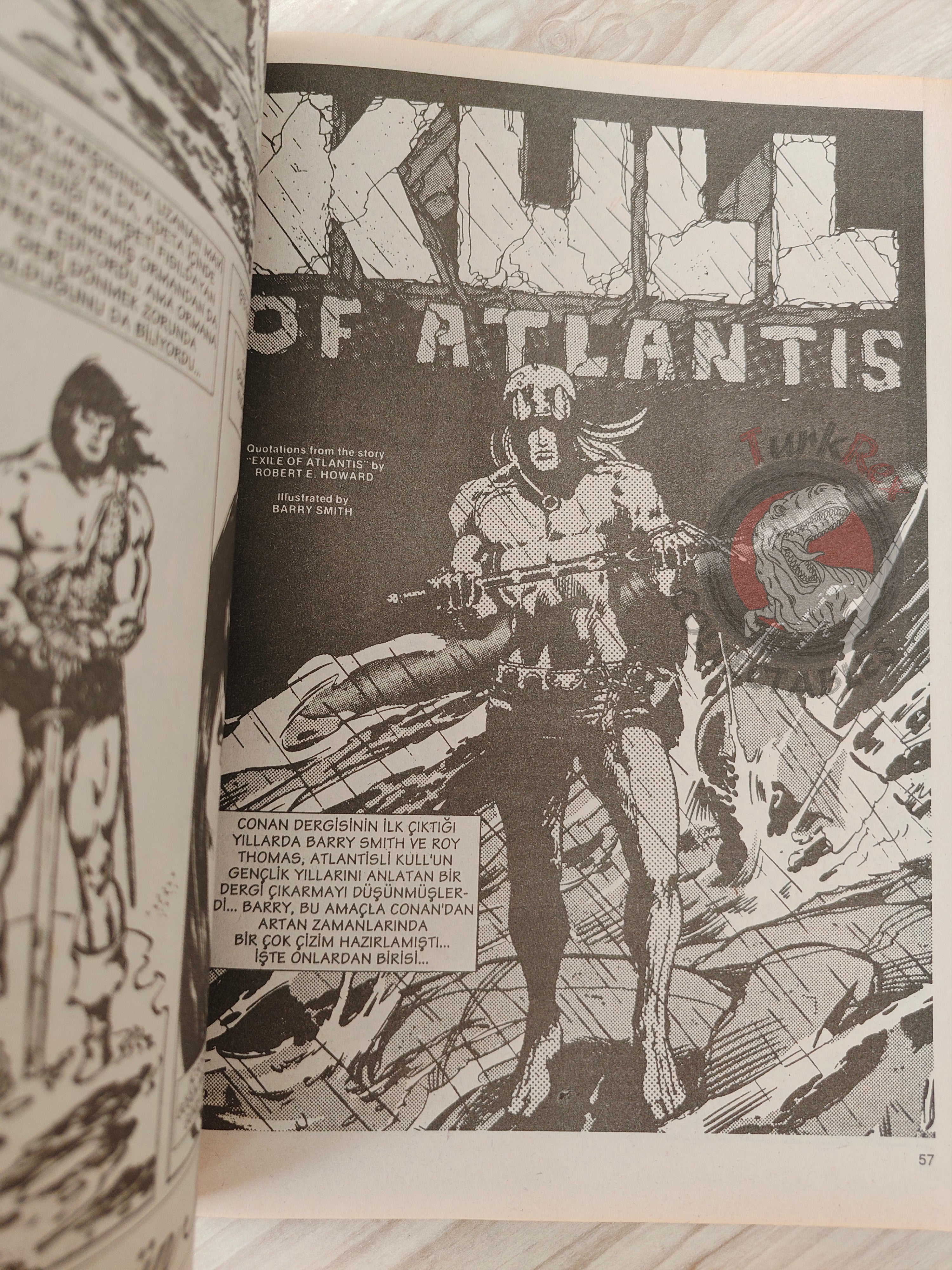 Conan The Barbarian #12 2001 Turkish Comic Turkey #99 #100 Kull Of Atlantis #1