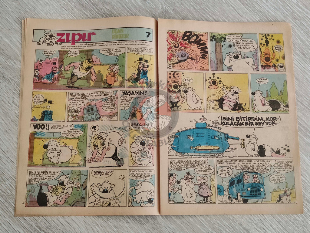 Tercüman Çocuk #38 1982 Turkish Comic Turkey Superman Star Wars #27 #28 The Flintstones Thorgal Larry Yuma