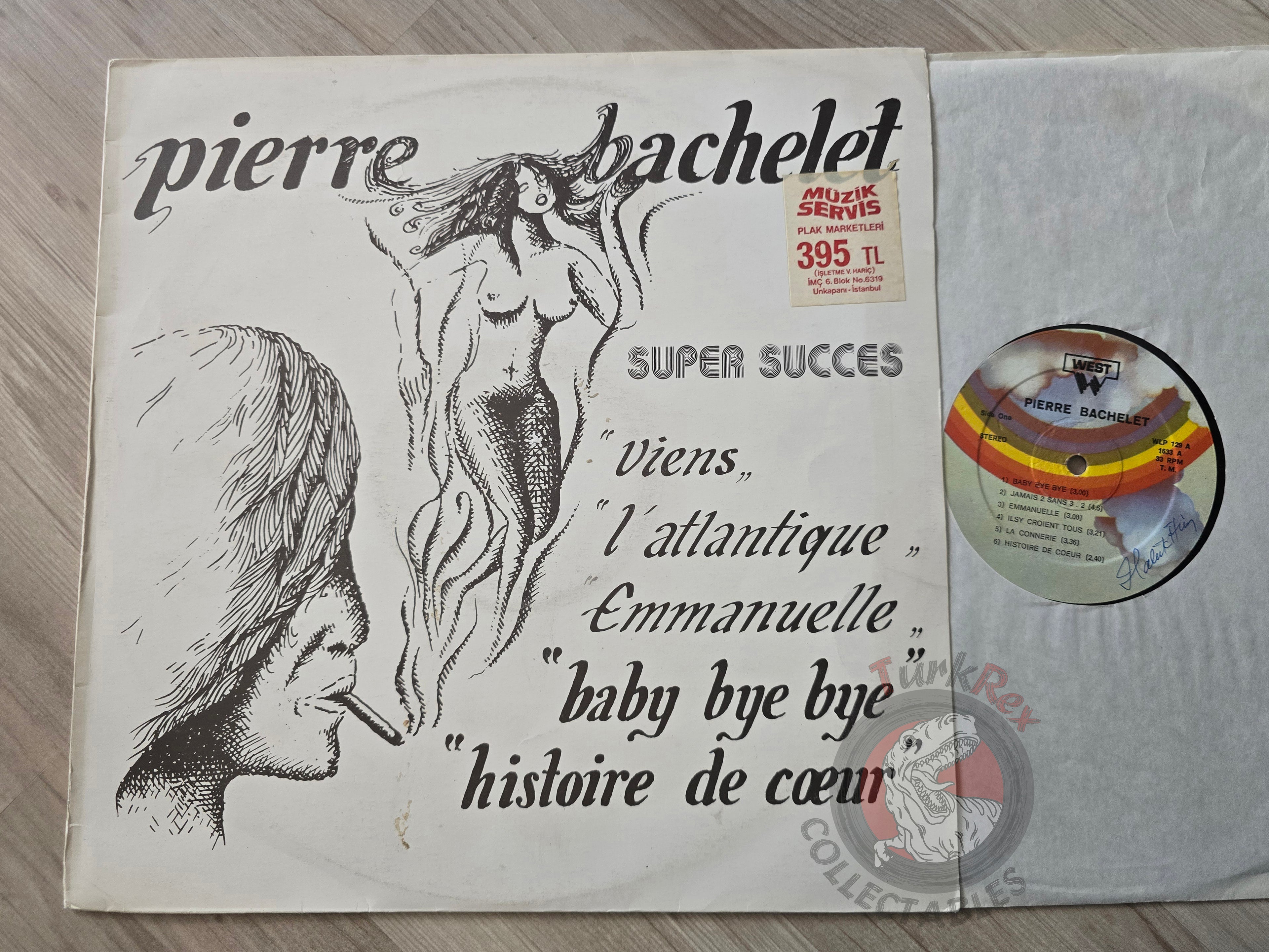 Pierre Bachelet –  Super Succes Turkish Pressing Vinyl Turkey Edition 2