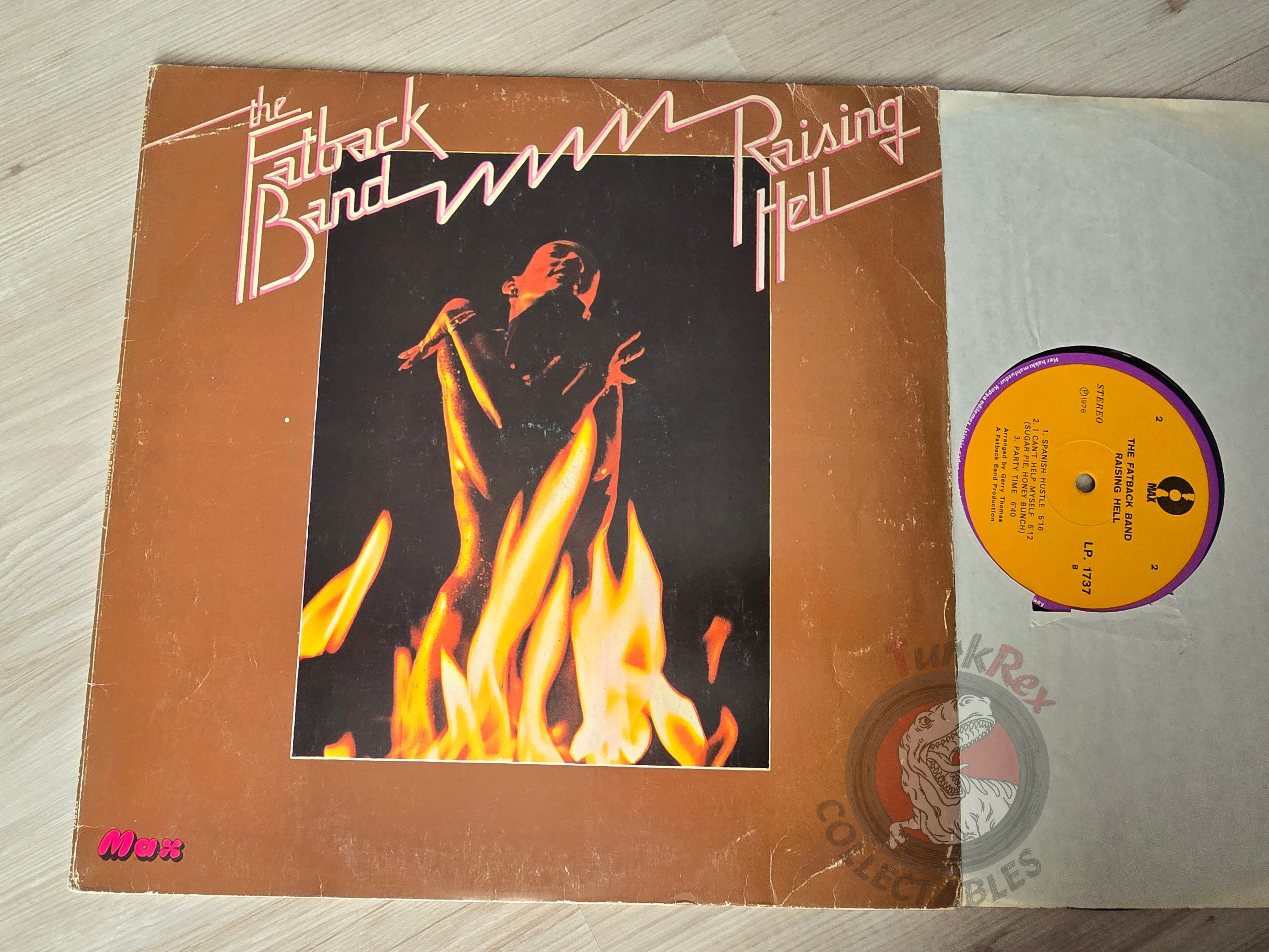 The Fatback Band – Raising Hell Turkish Pressing Vinyl Turkey Edition