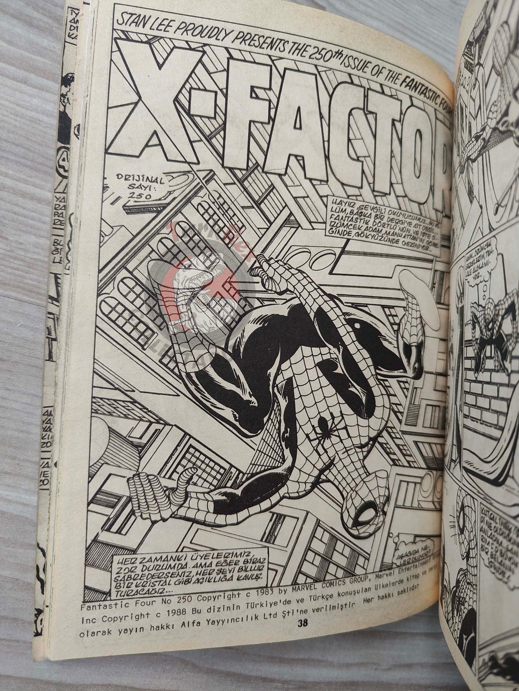 Fantastic Four Special Issue 1989 Turkish Comic Turkey #245 - #258