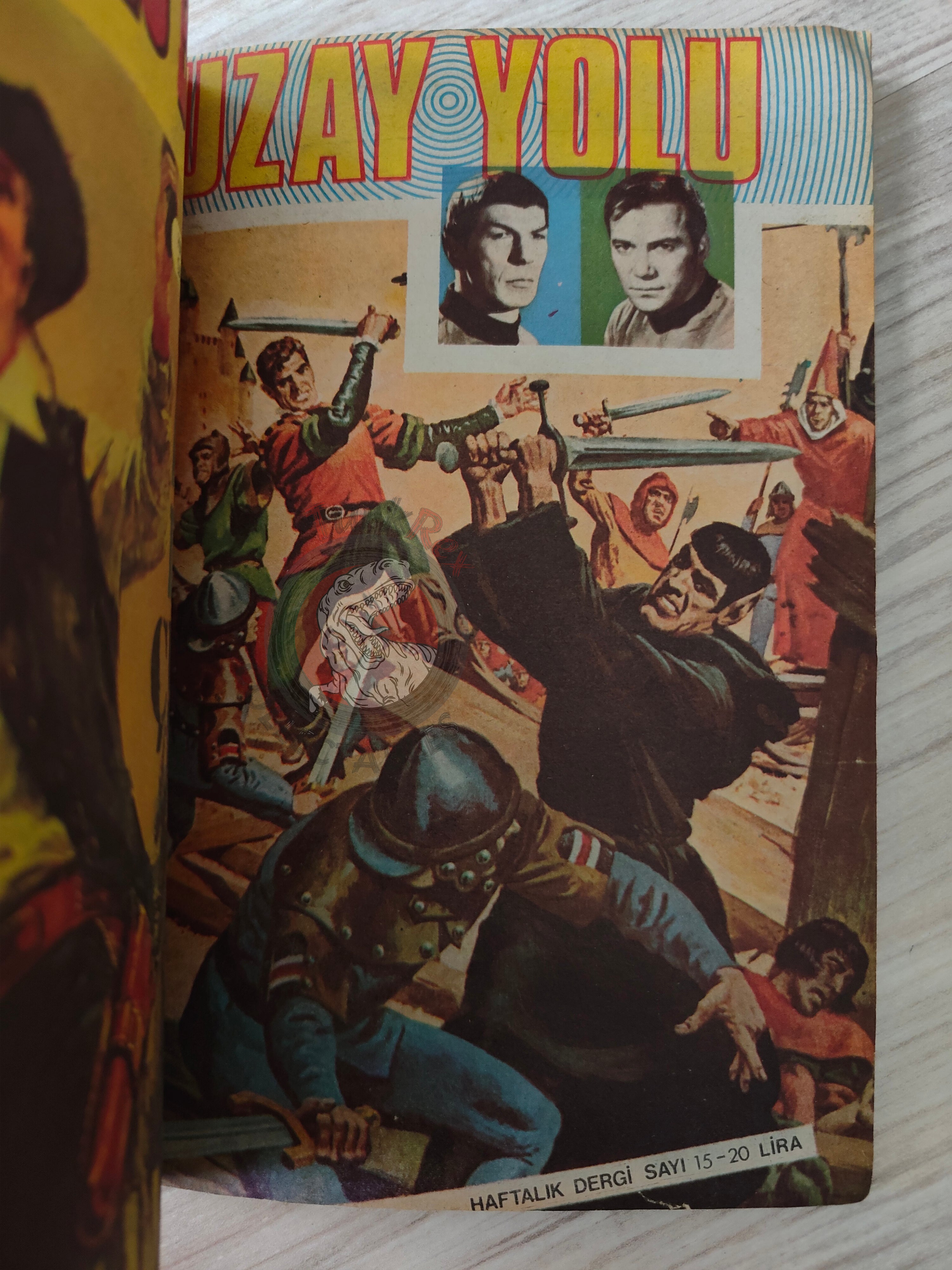 Star Trek Vol #5 1981 Turkish Comic Turkey Marvel #13 #14 #15