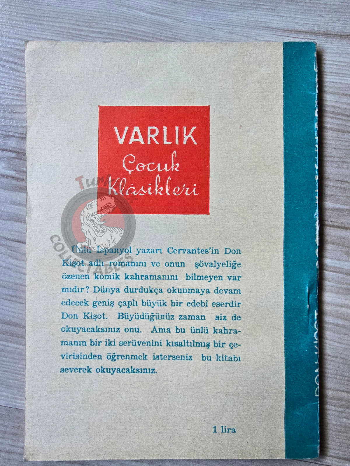 Miguel de Cervantes – Don Quixote 1969 Turkish Book Turkey Illustrated