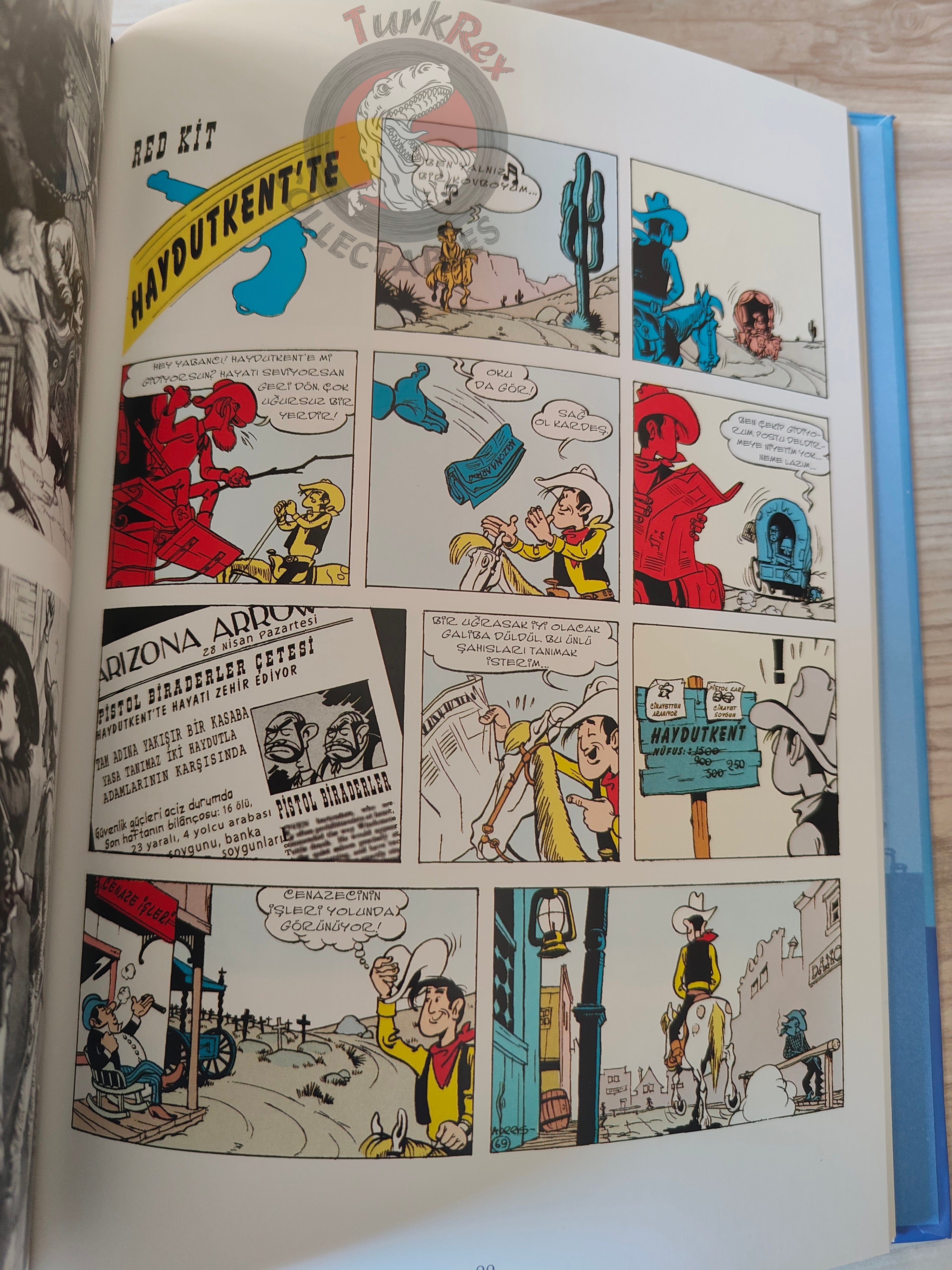 Lucky Luke – L'integrale #1 Turkish Comic Turkey Arizona Rodéo
