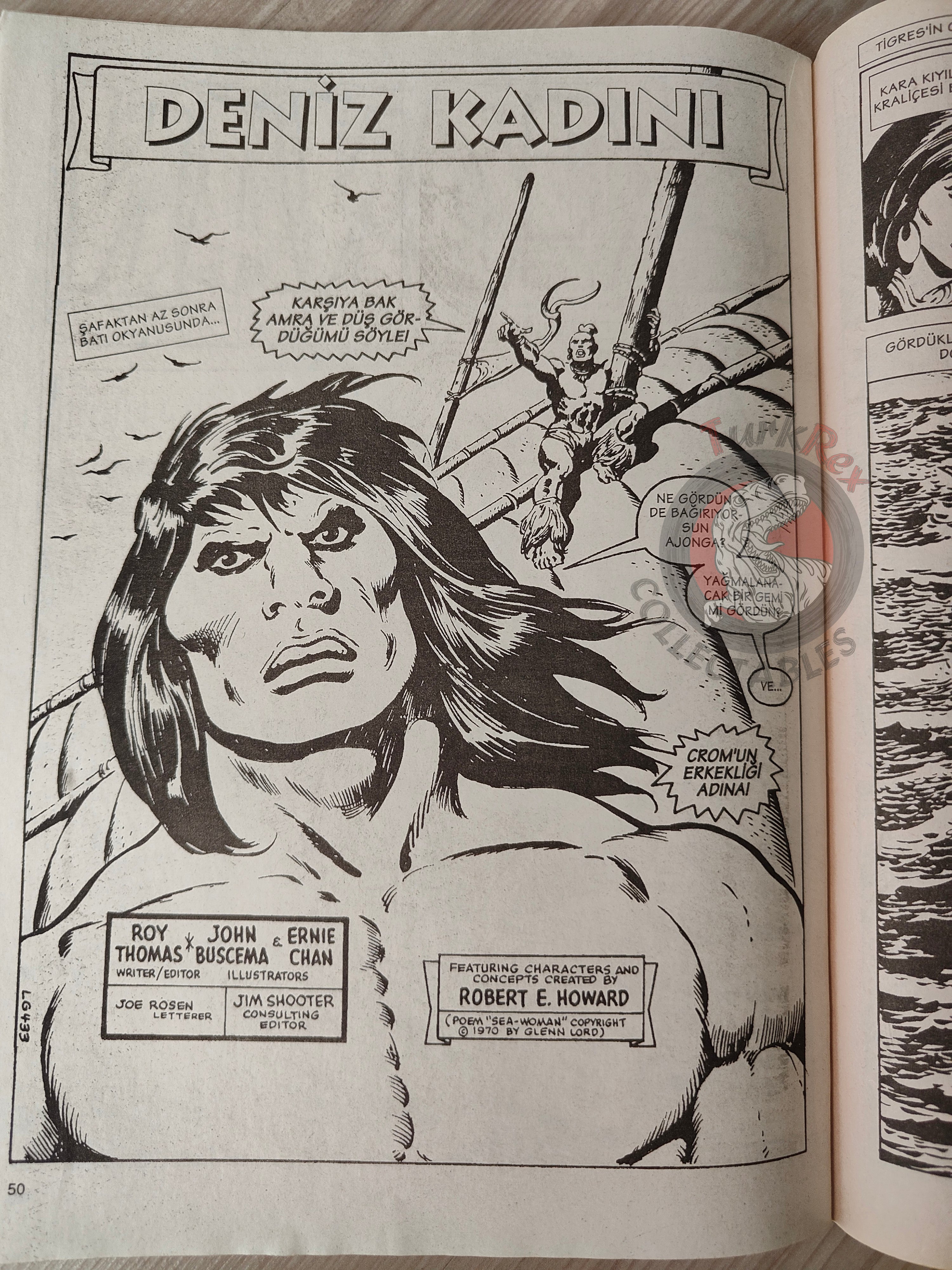 Conan The Barbarian #11 2001 Turkish Comic Turkey #96 #97 #98