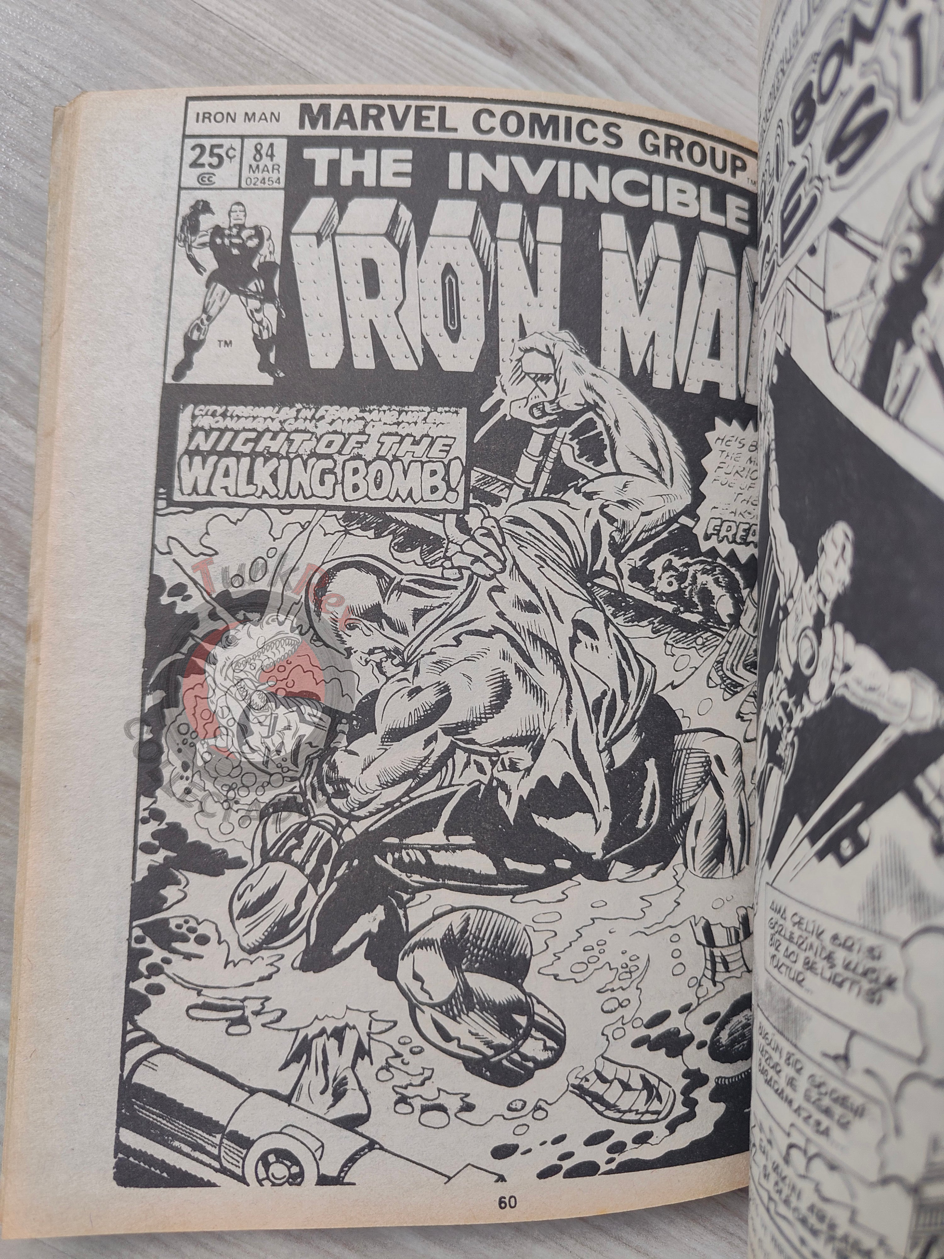 Iron Man #4 Demir Adam 1989 Turkish Comic Turkey #81 #82 #83 #84