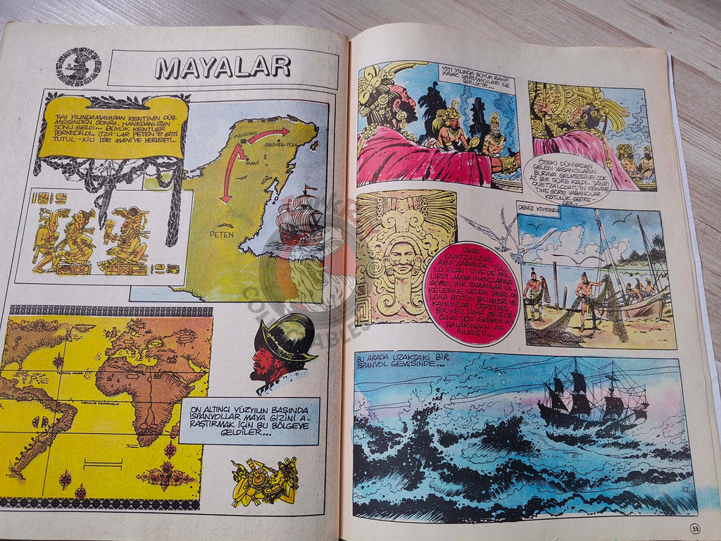 Milliyet Çocuk #28 1979 Turkish Comic Turkey Joyas Literarias Juveniles #65 Jules Verne