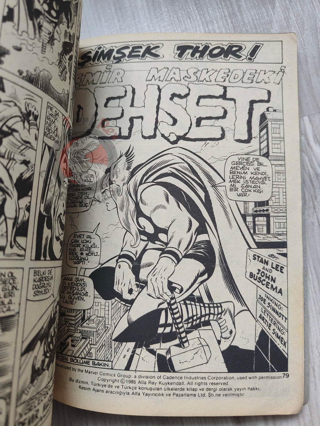 Thor #1 1985 Turkish Comic Turkey The Mighty Thor #178–182 Dr. Doom