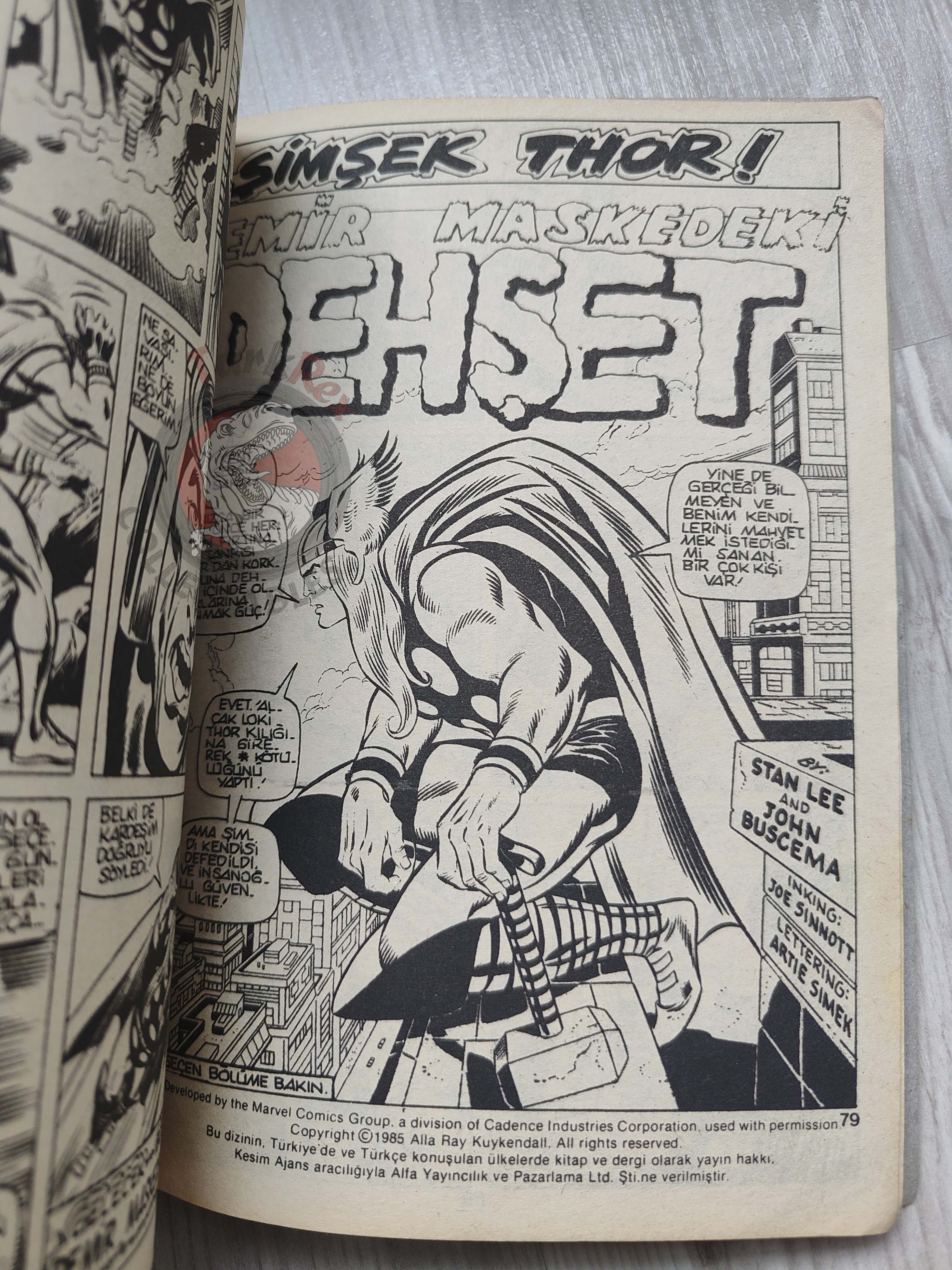 Thor #1 1985 Turkish Comic Turkey The Mighty Thor #178–182 Dr. Doom