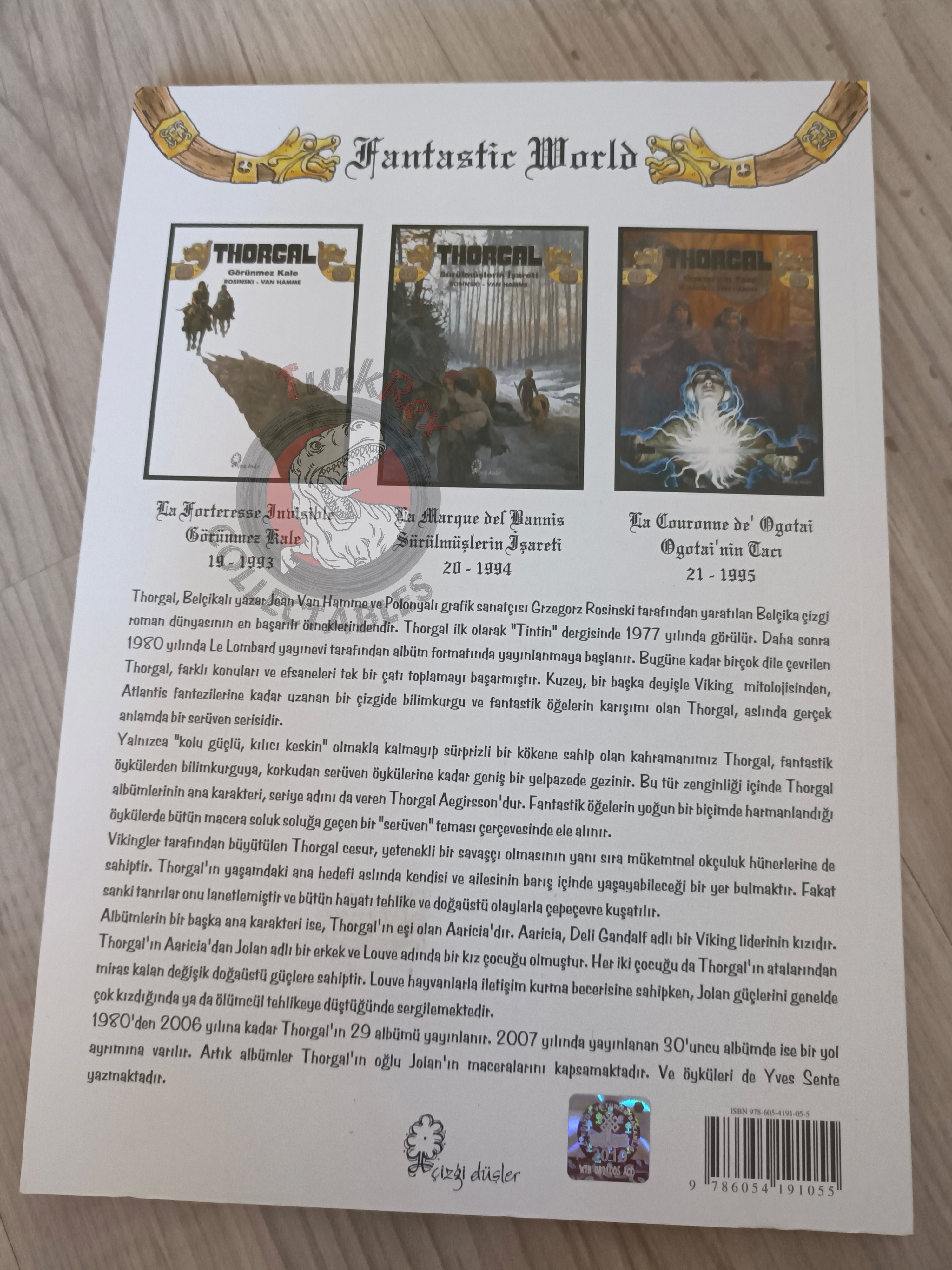 Thorgal Vol #5 La Couronne d'Ogotai Turkish Comic Turkey #19 #20 #21