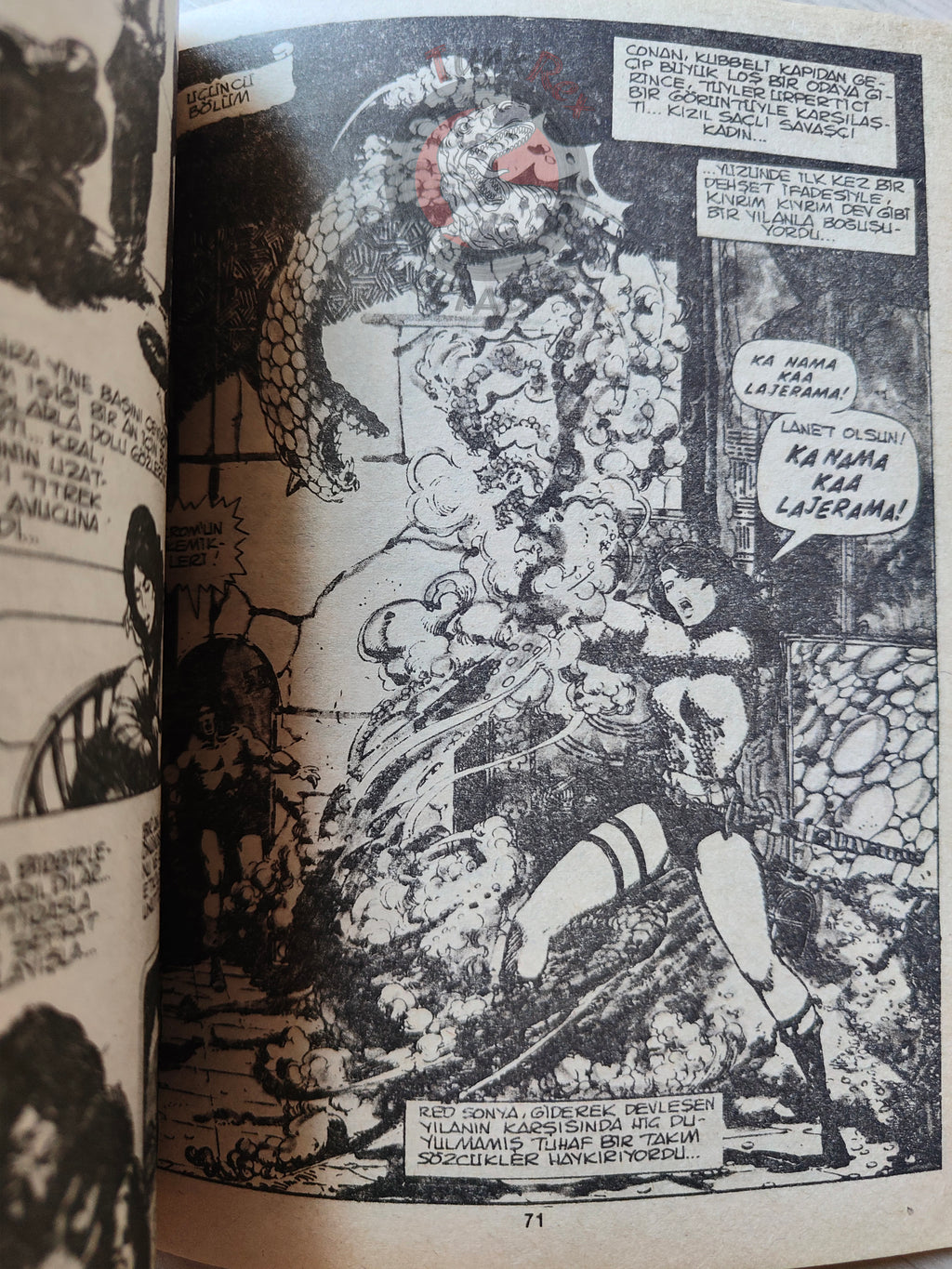 Conan ve Barbarlar #8 1994 Red Sonja Turkish Comic Turkey