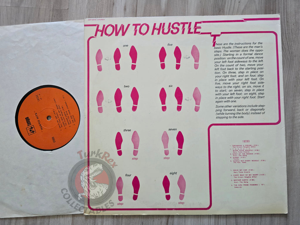 Various – Hustle Hits Turkish Pressing Vinyl Turkey Edition