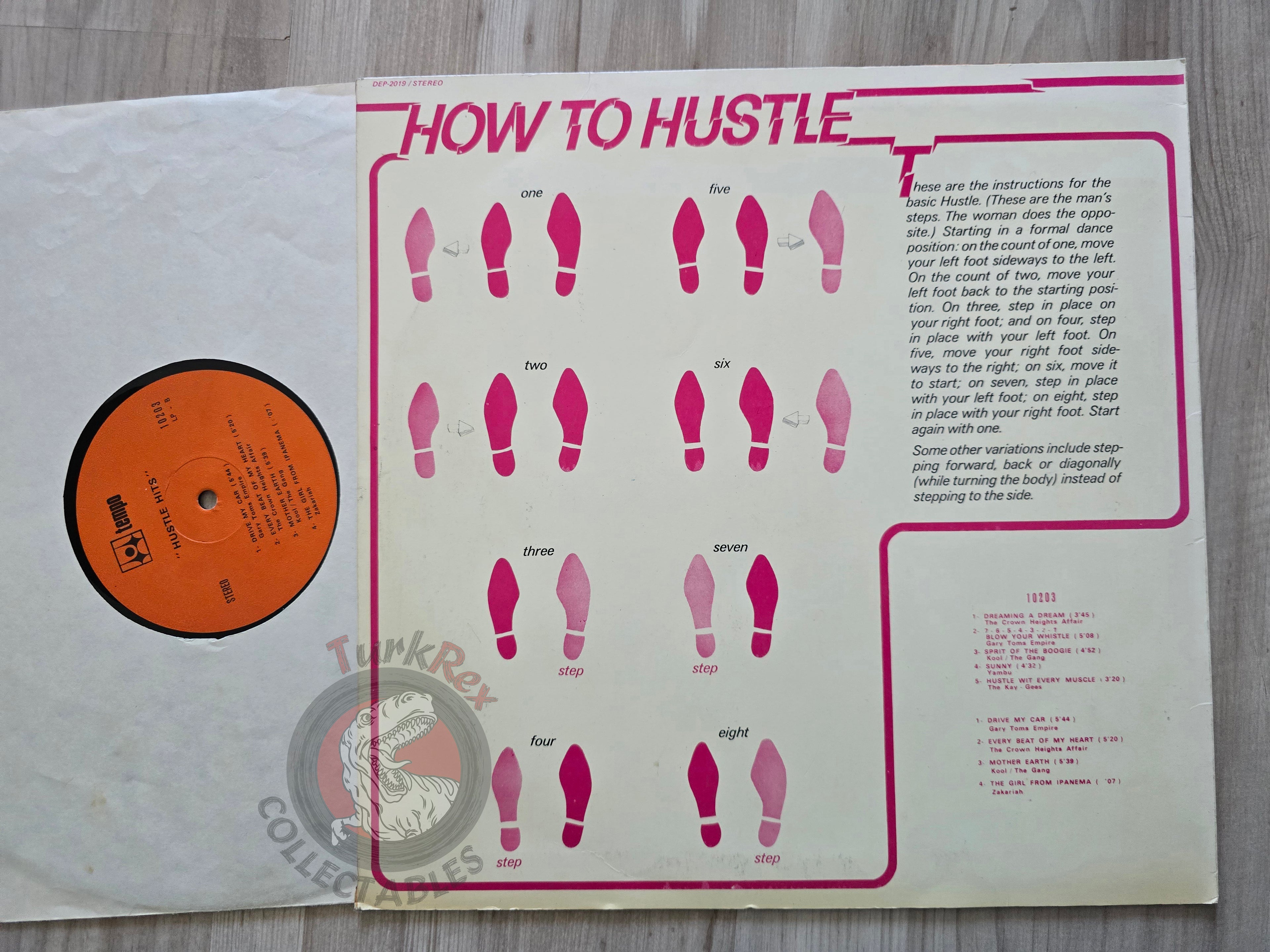 Various – Hustle Hits Turkish Pressing Vinyl Turkey Edition